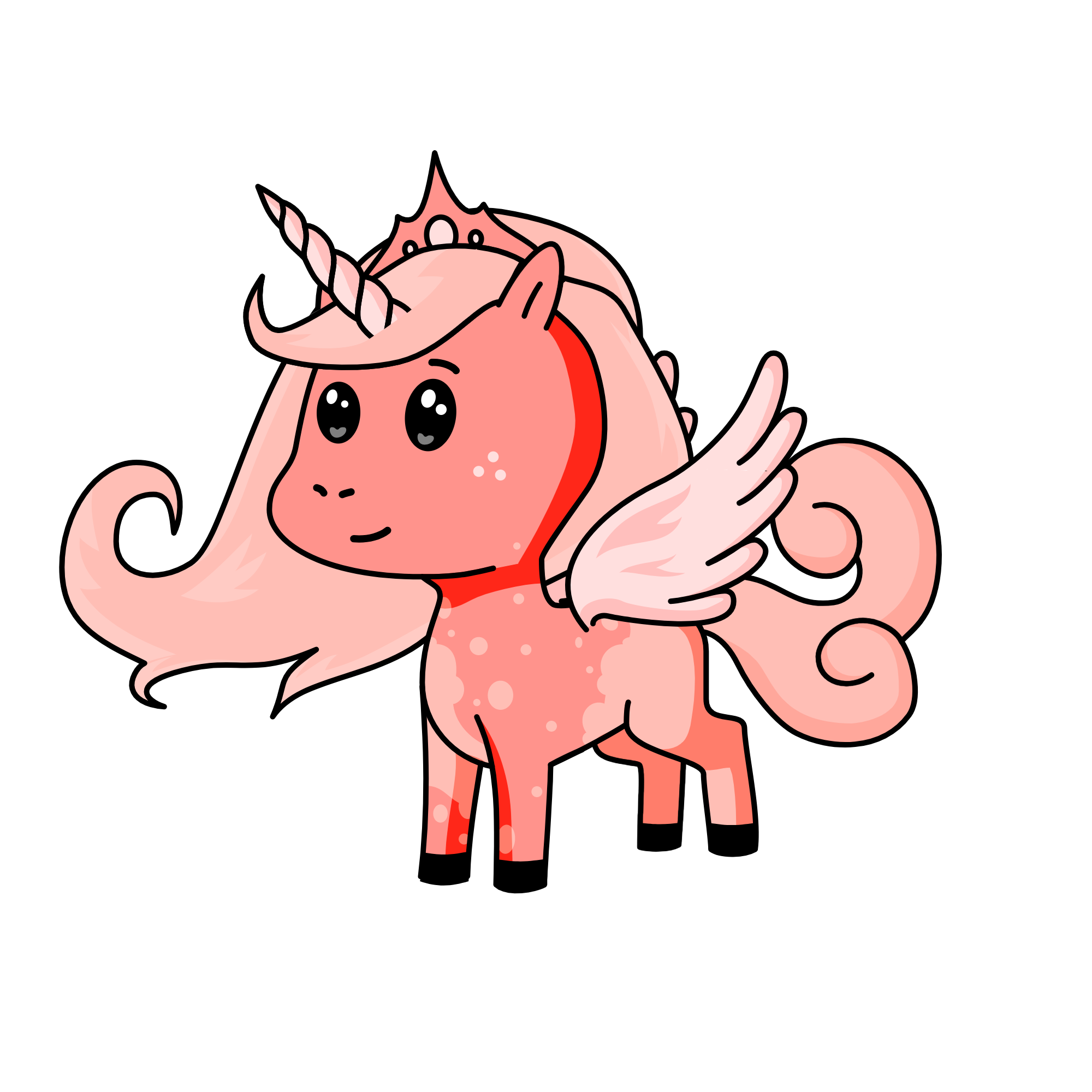 Queen of Pink, the unicorn
