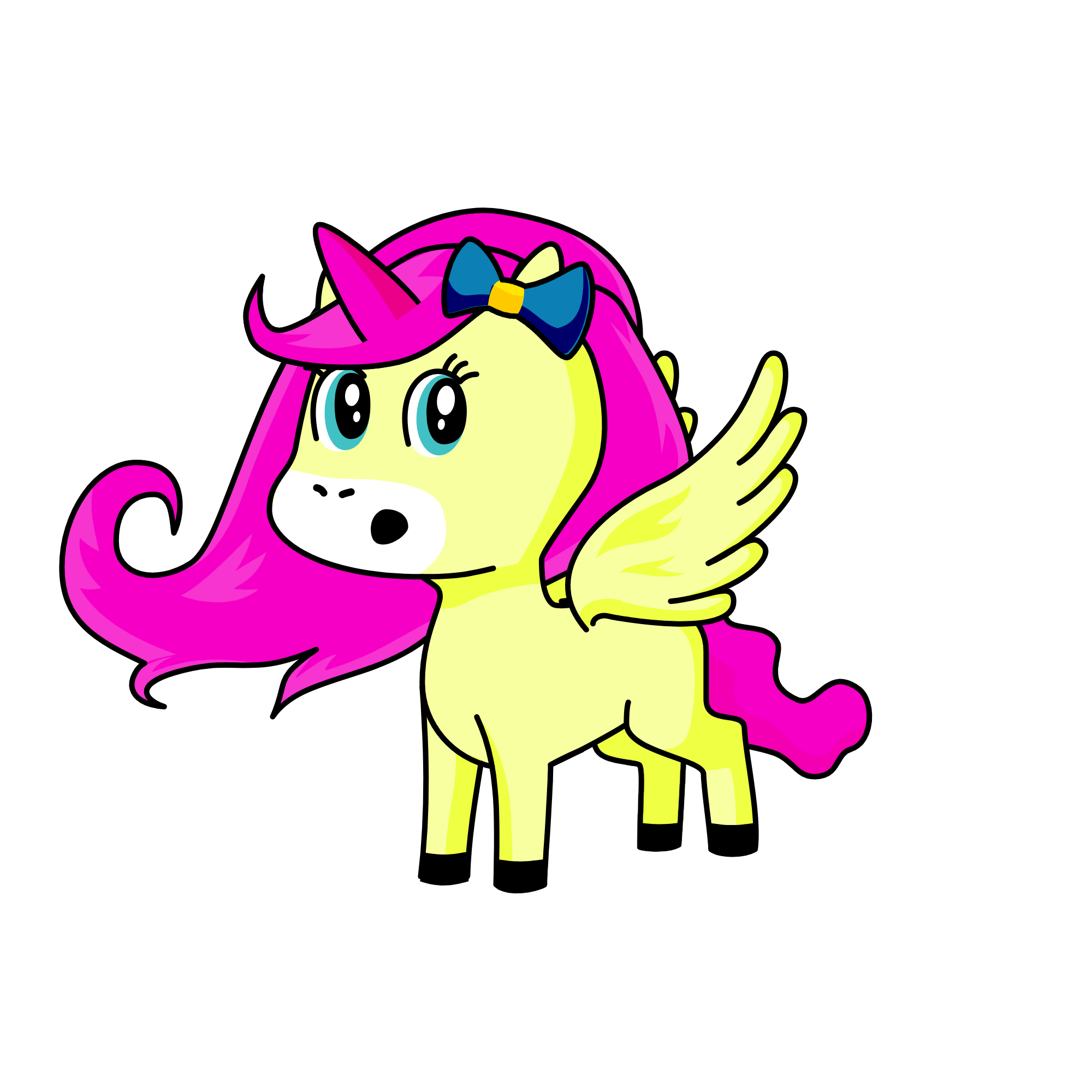 fluttershy, the unicorn