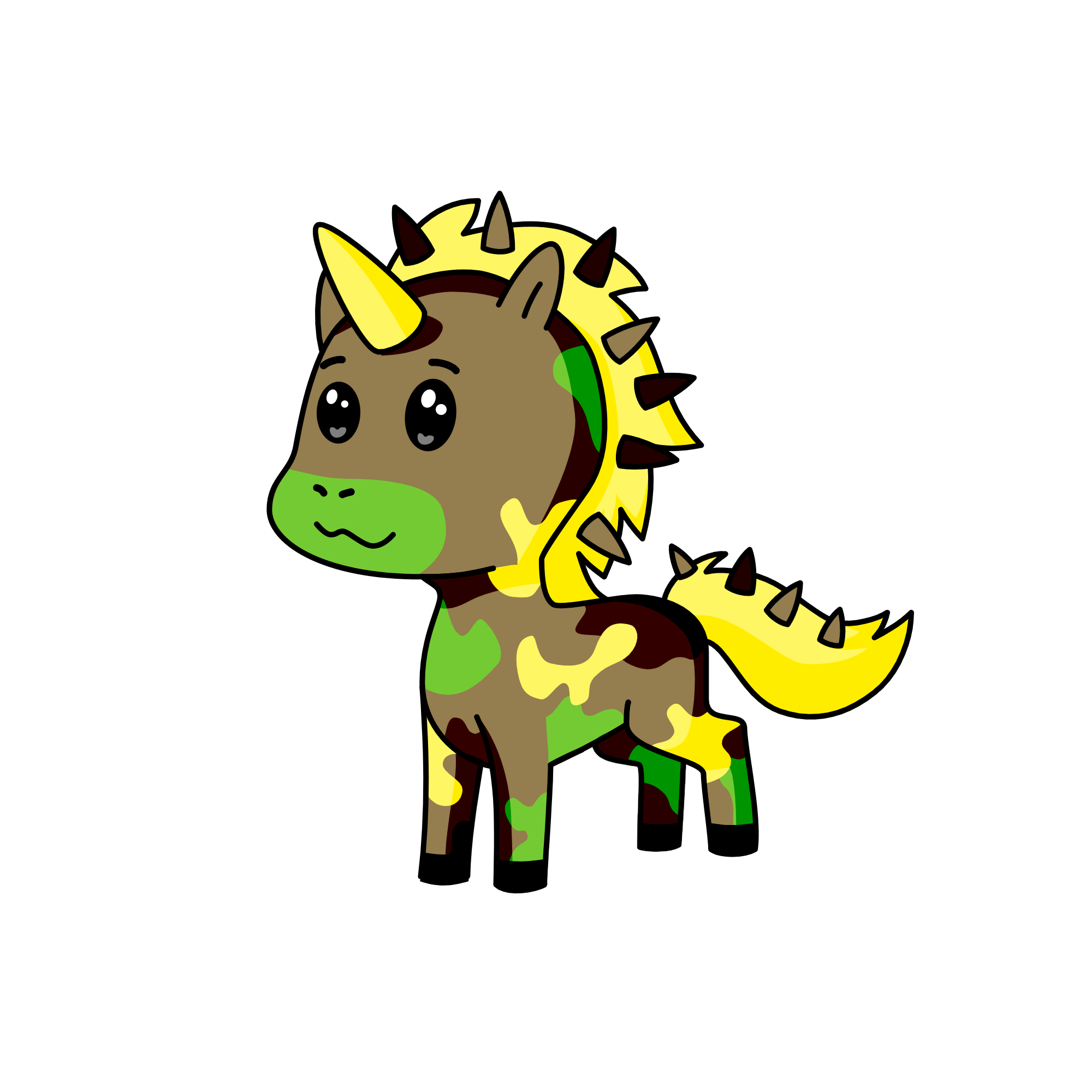 Camo, the unicorn