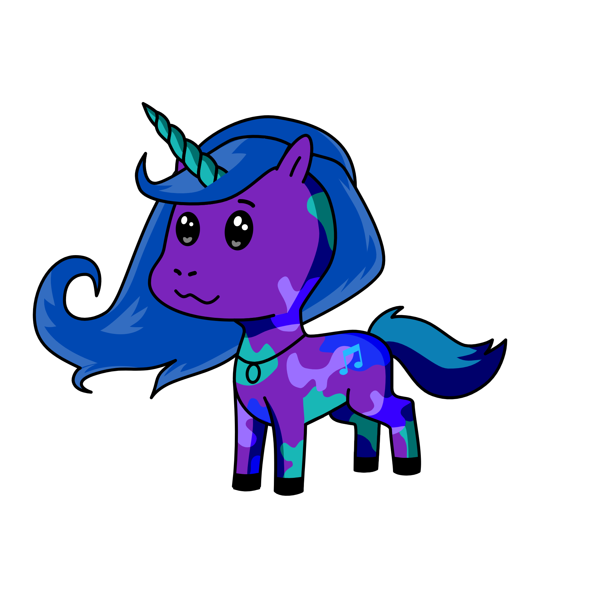 Lavander, the unicorn