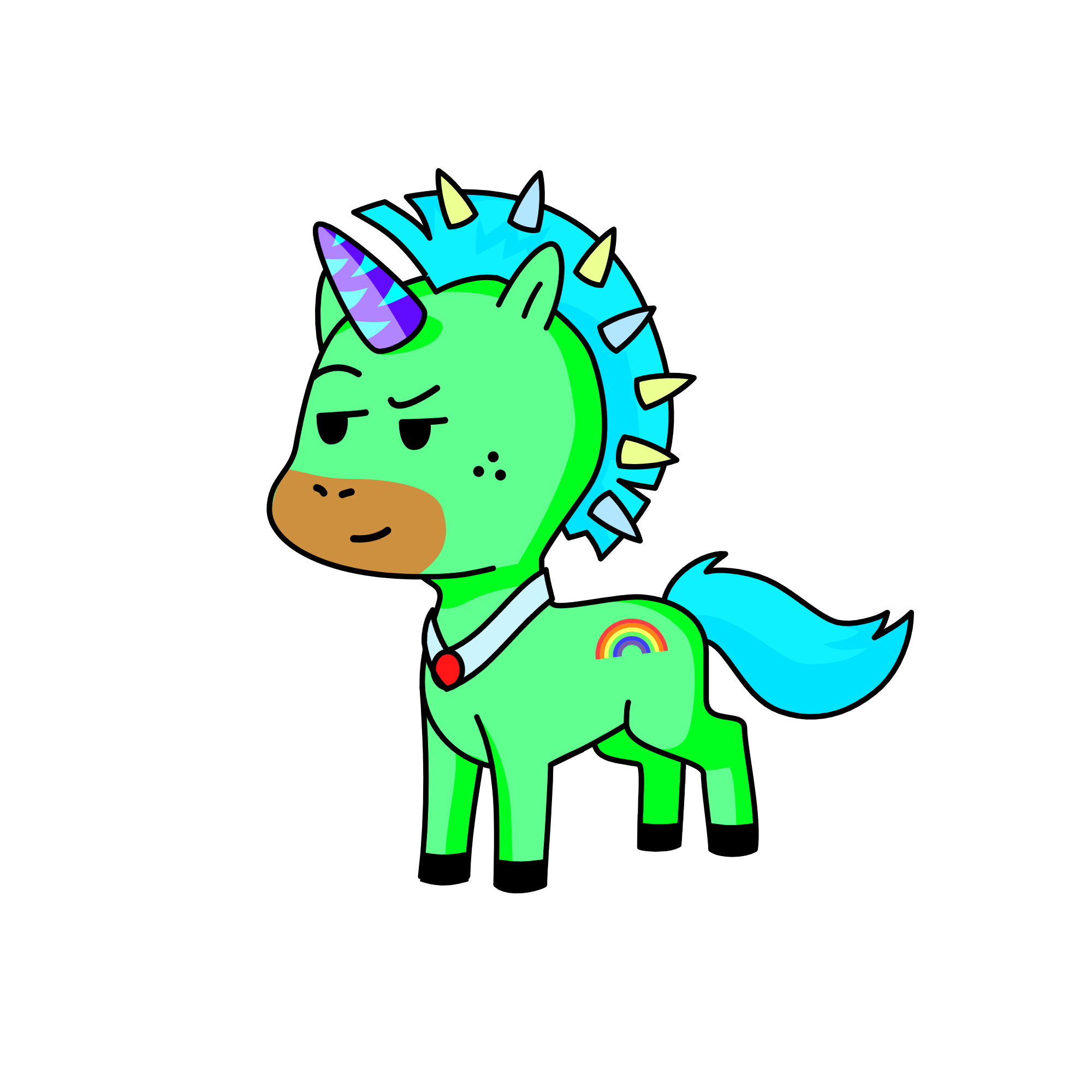 Neon, the unicorn