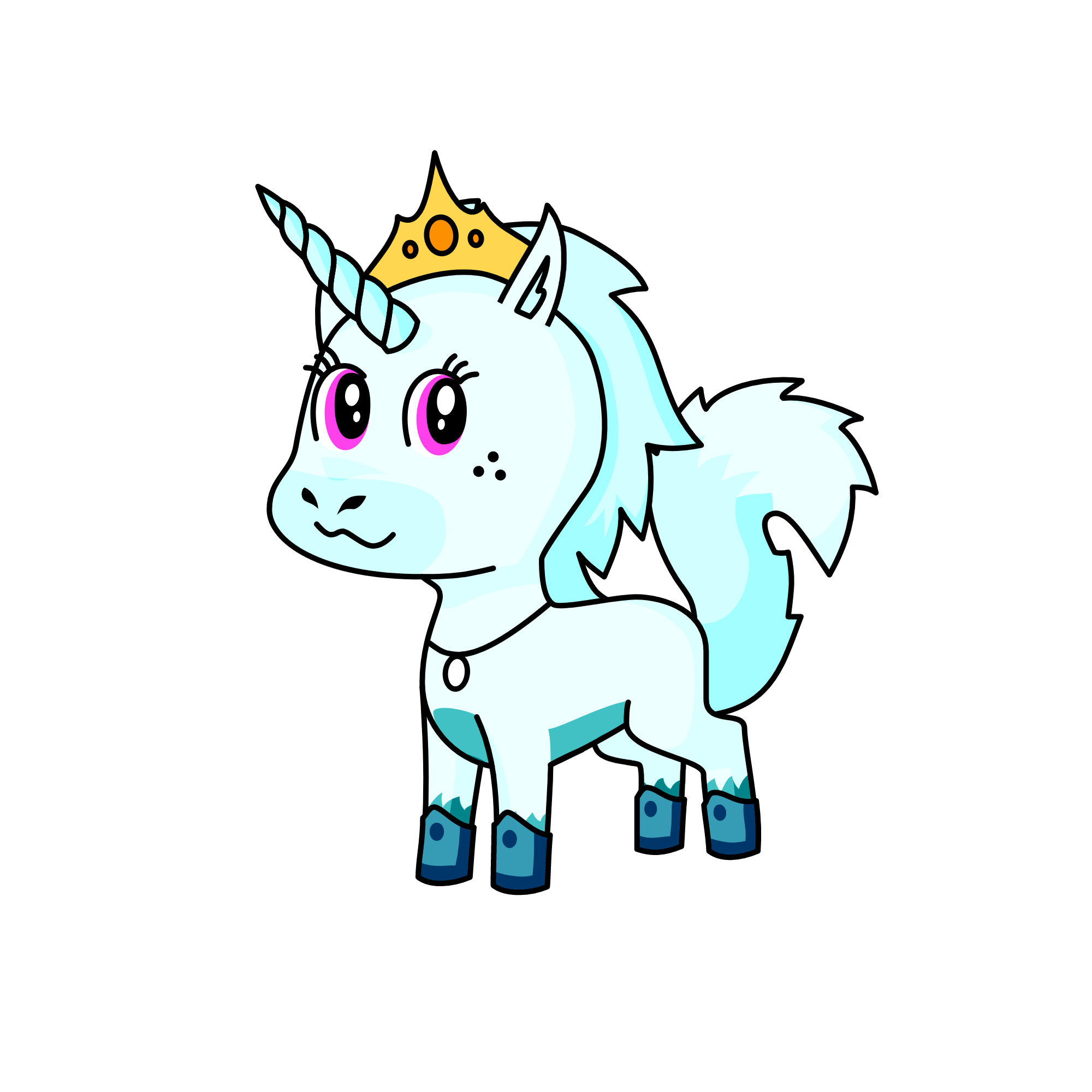Wolfy, the unicorn