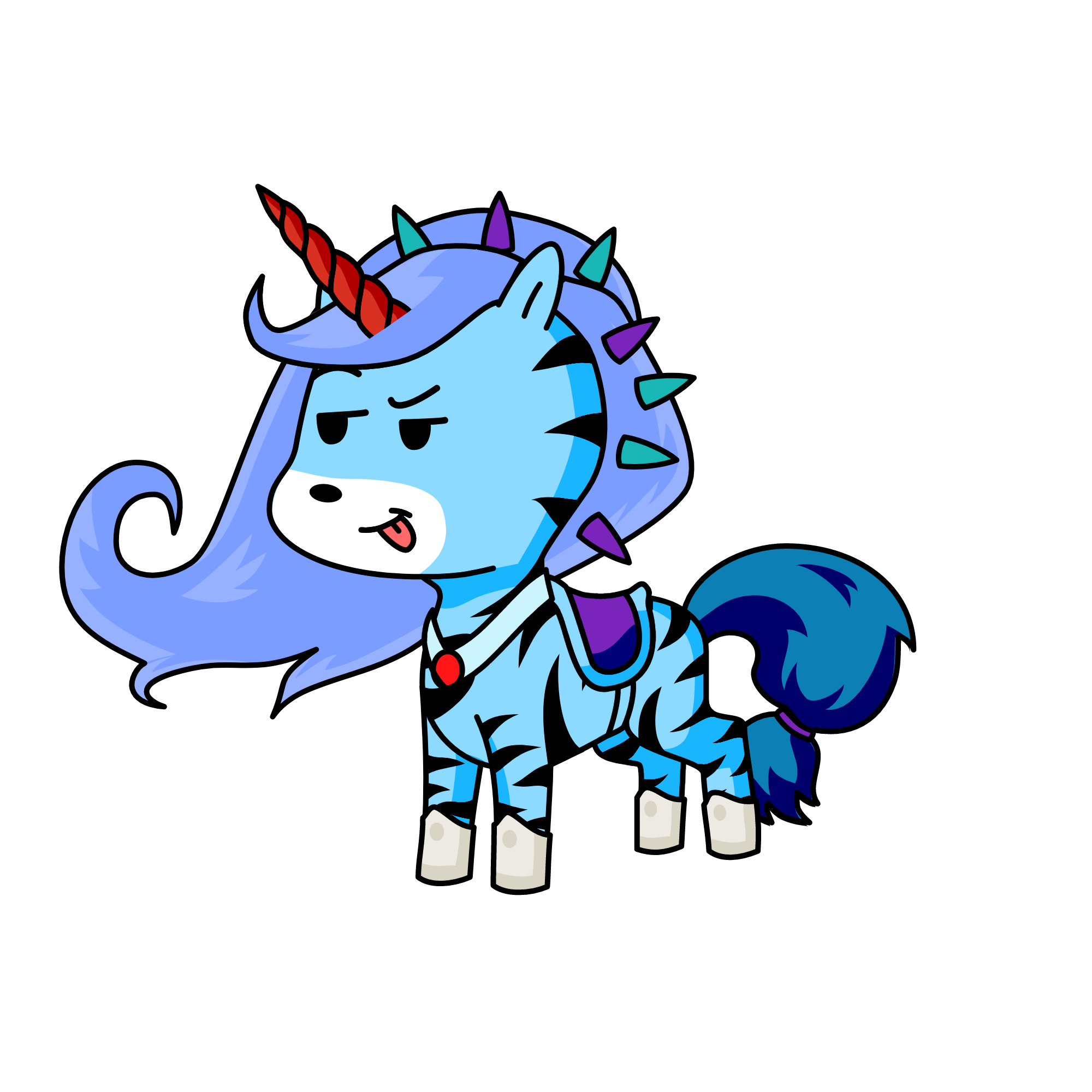Fluffy, the unicorn