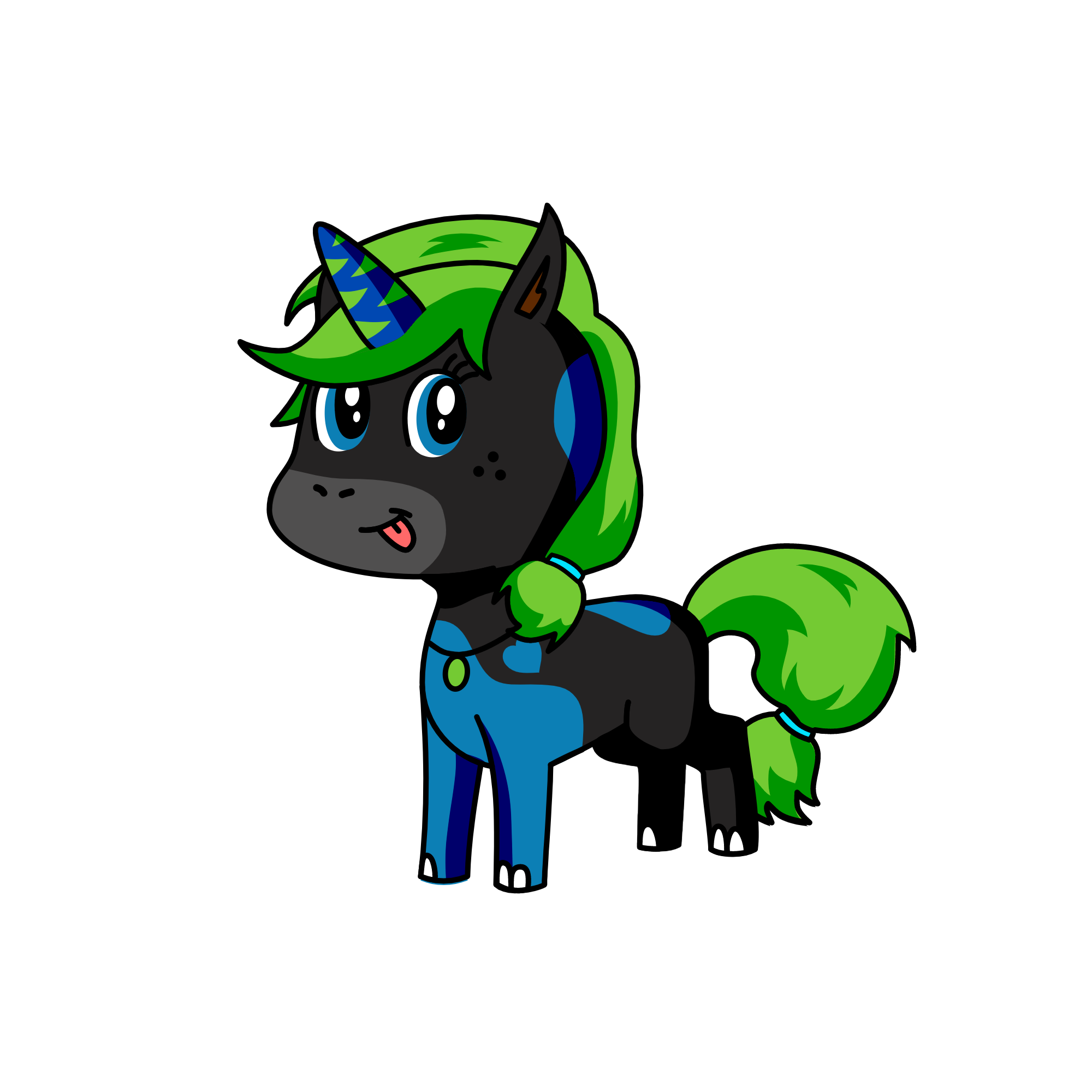 Night Sea, the unicorn