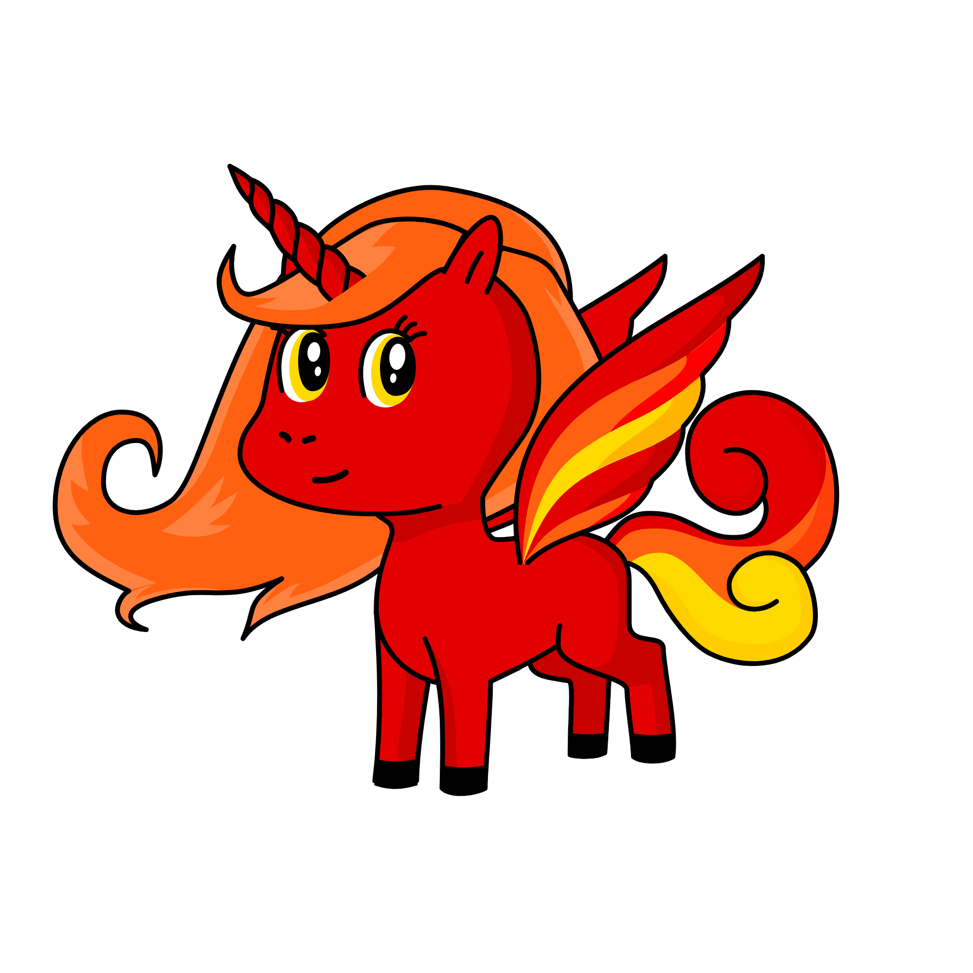 Legend 4 fire, the unicorn