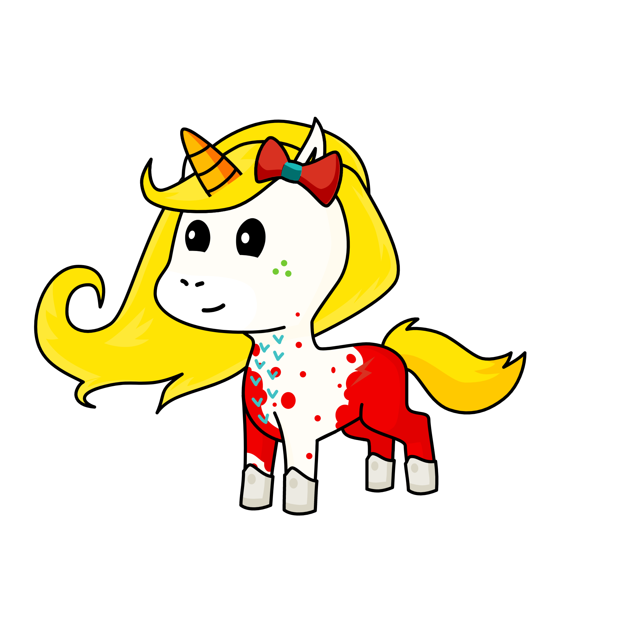 Super Girl, the unicorn