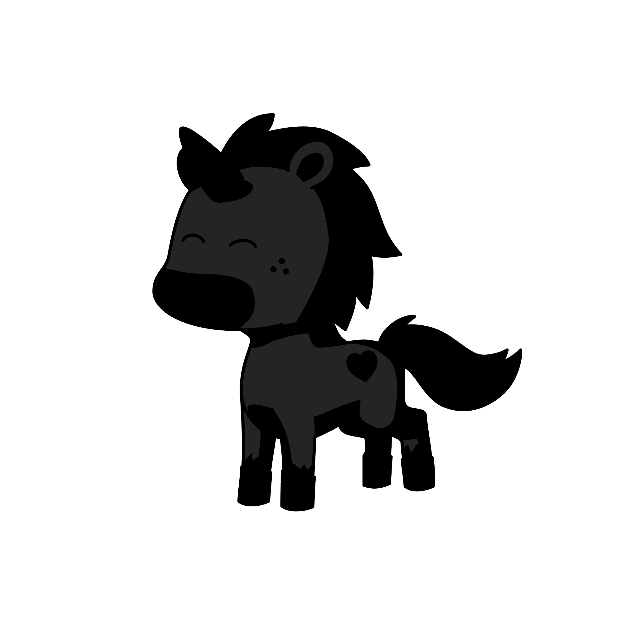Shadow, the unicorn
