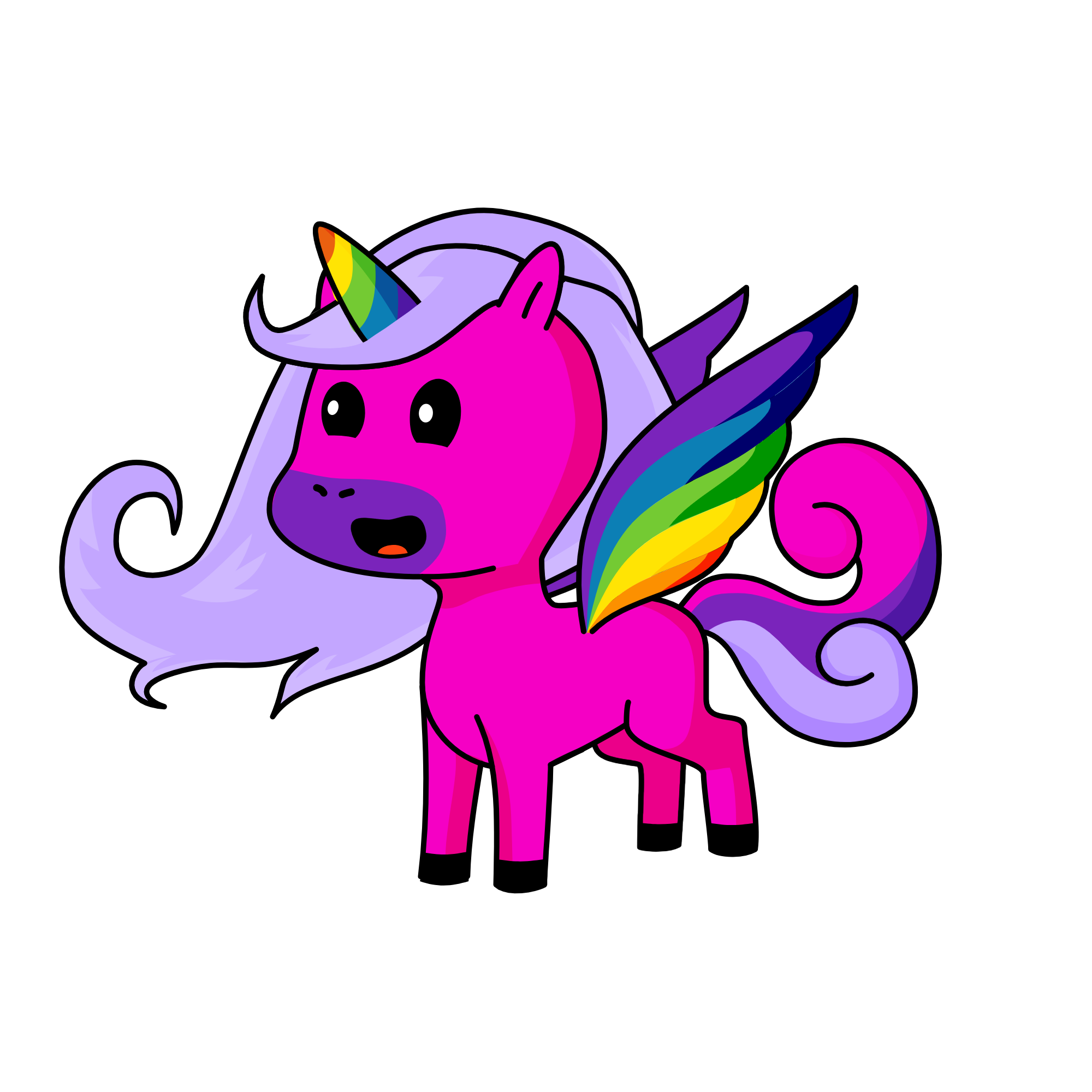Rainy, the unicorn