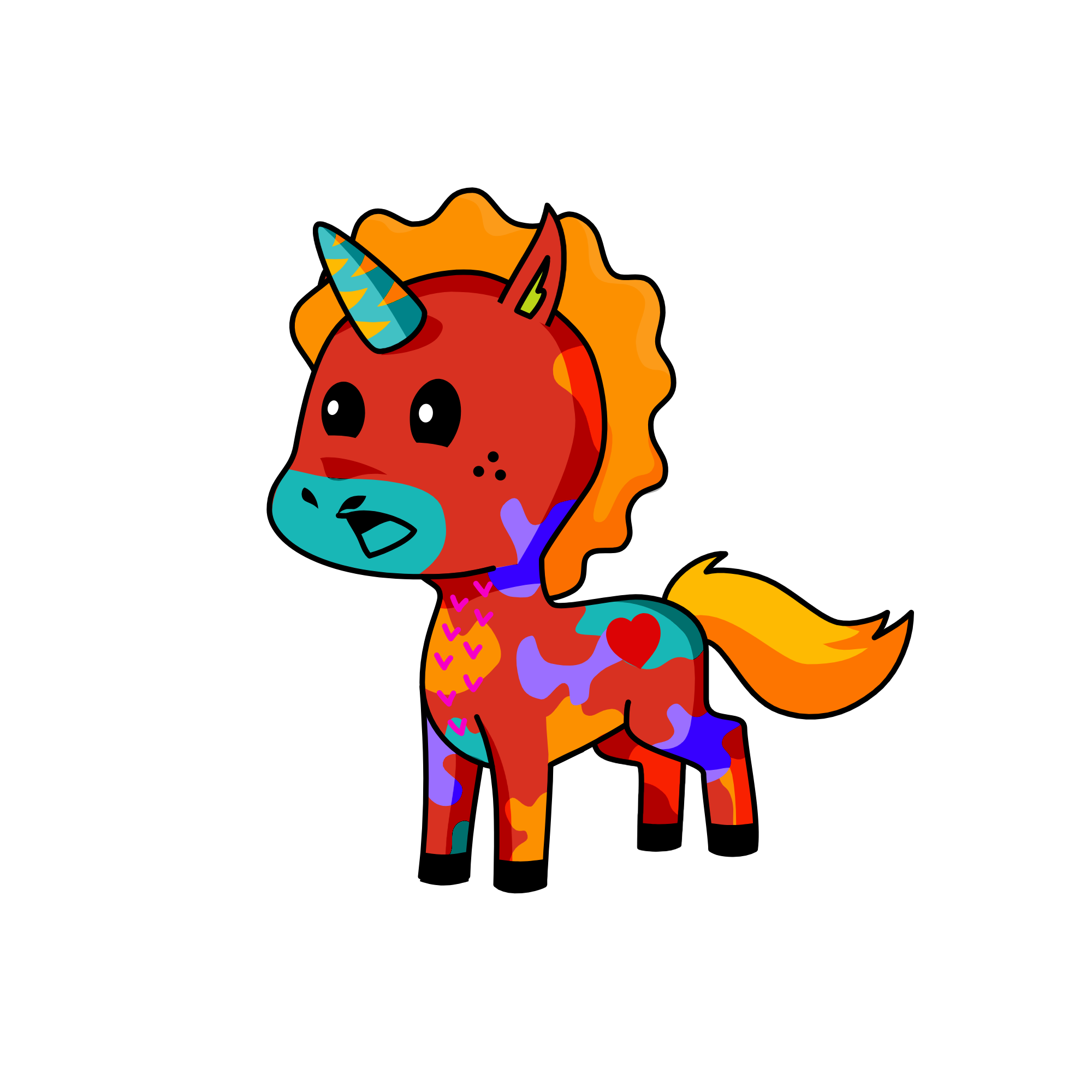 карамелька, the unicorn