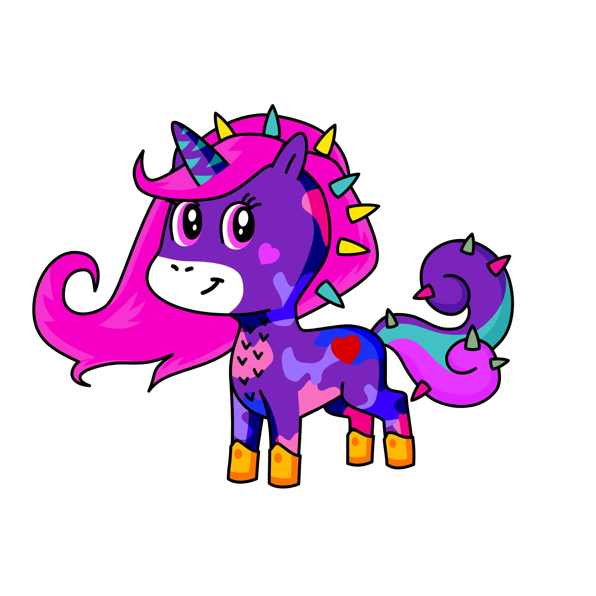 Brillitos (2), the unicorn