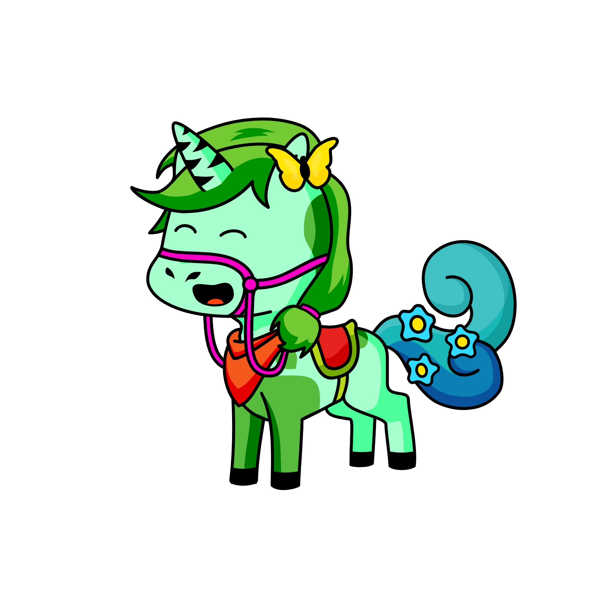 Lucky, the unicorn