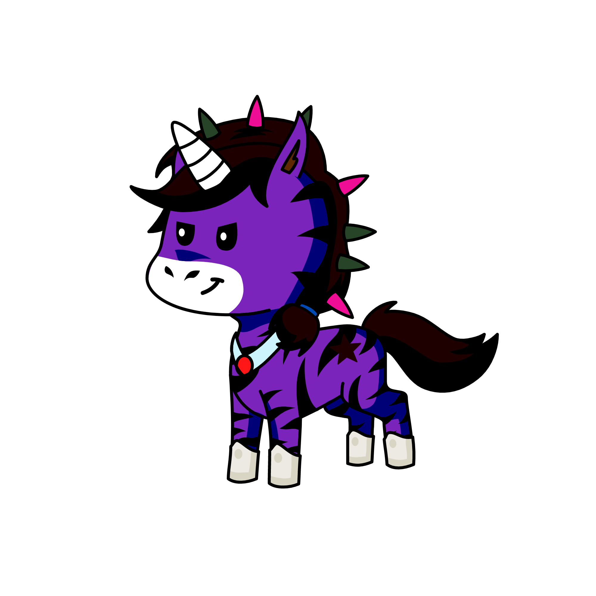 Raveli, the unicorn
