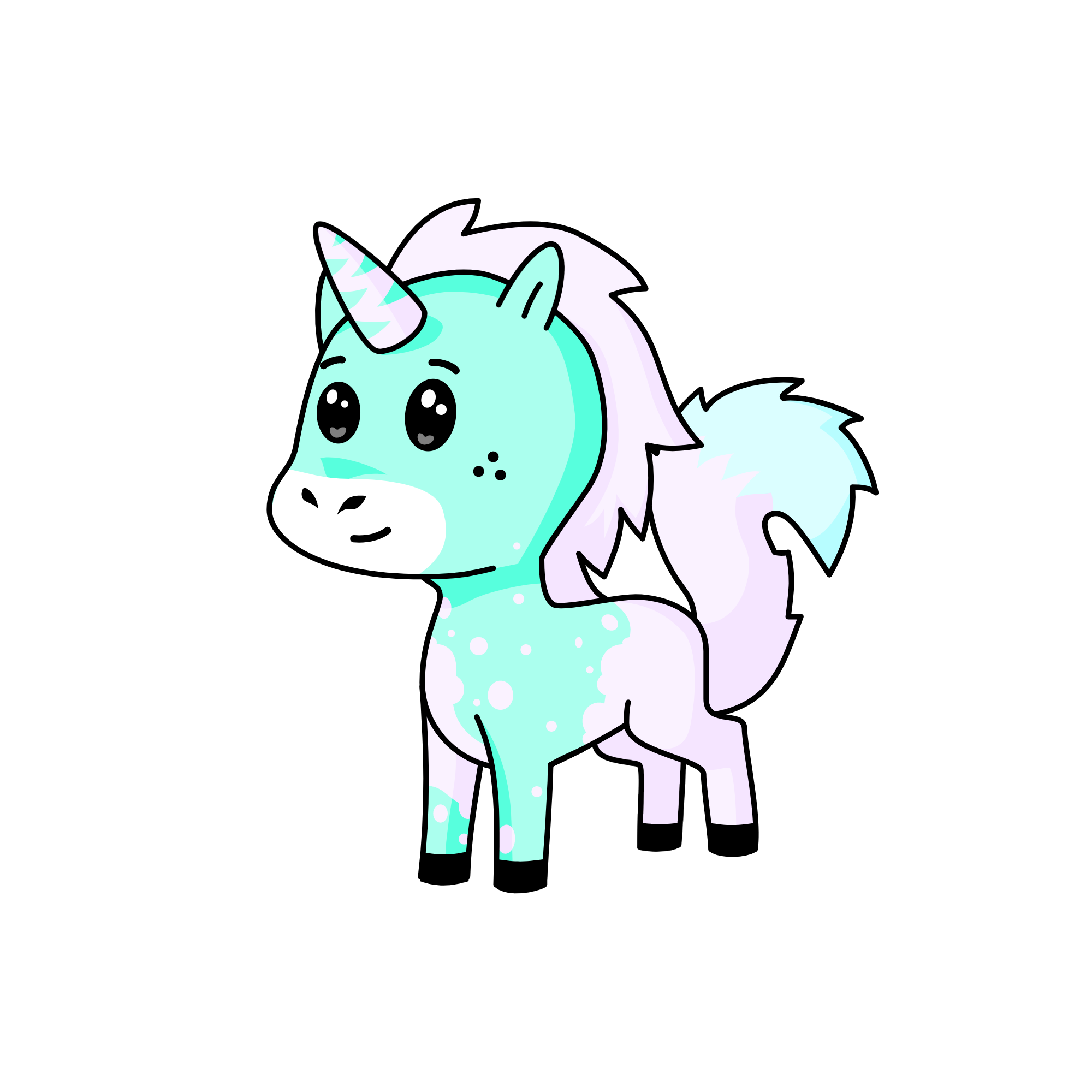 Uni-Snowy, the unicorn
