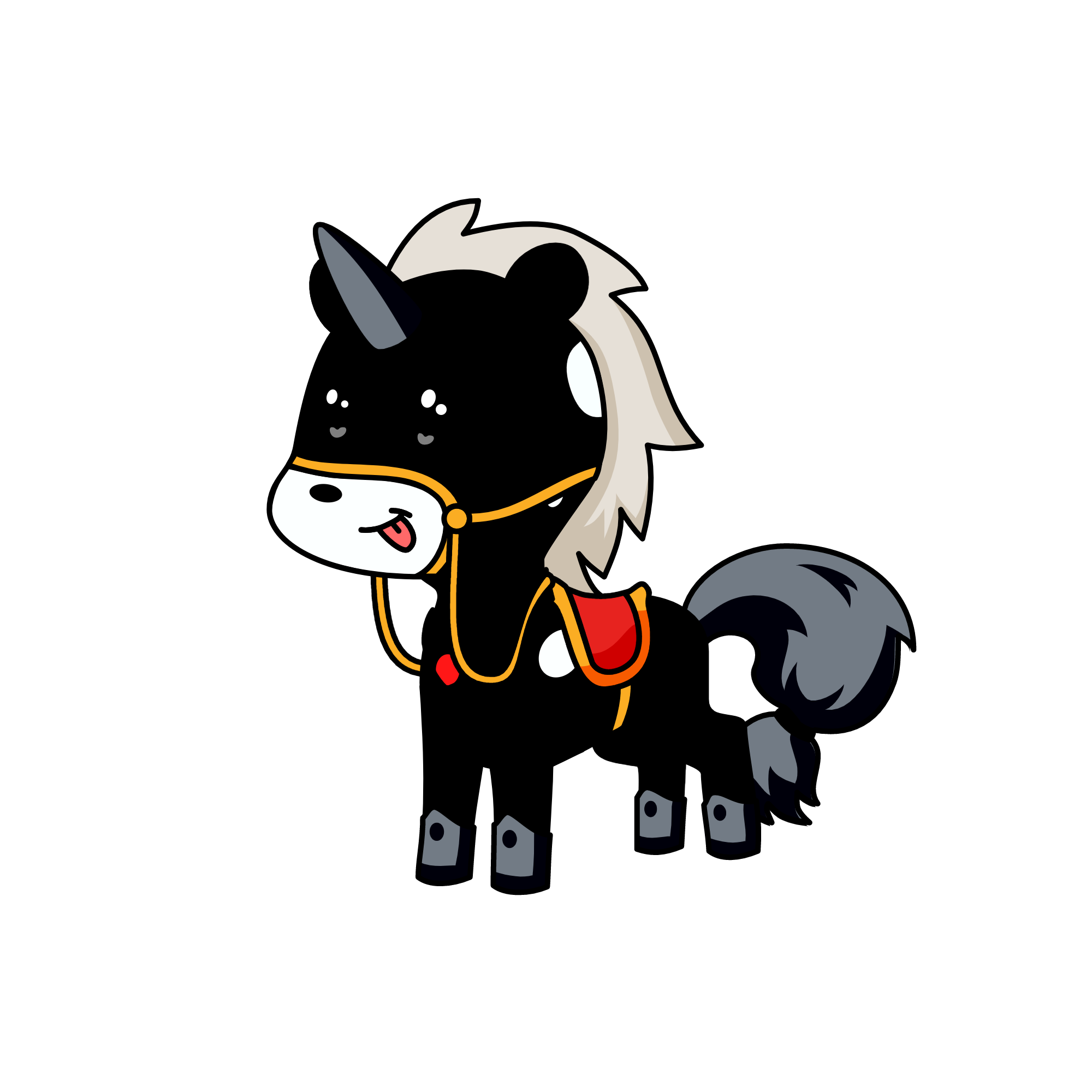Bonnie ( I love going for walks), the unicorn