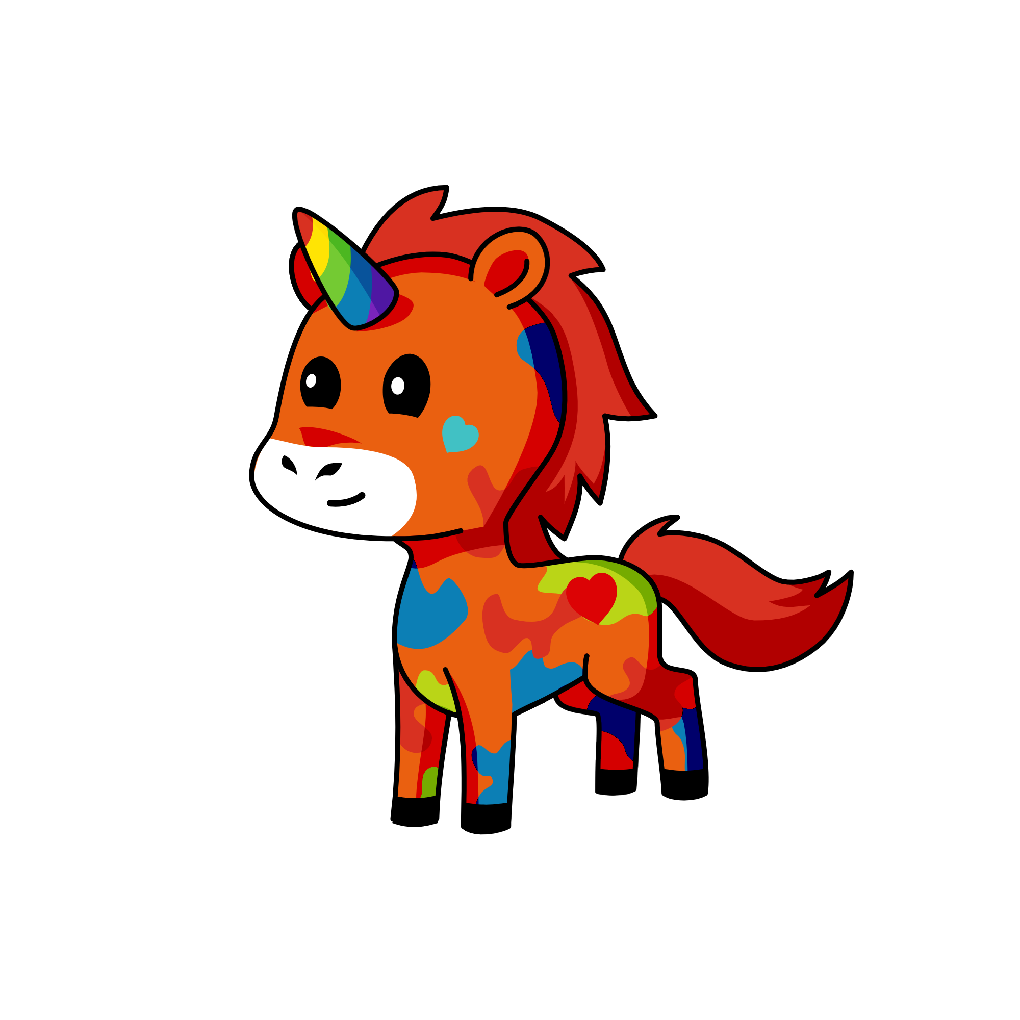 happy, the unicorn