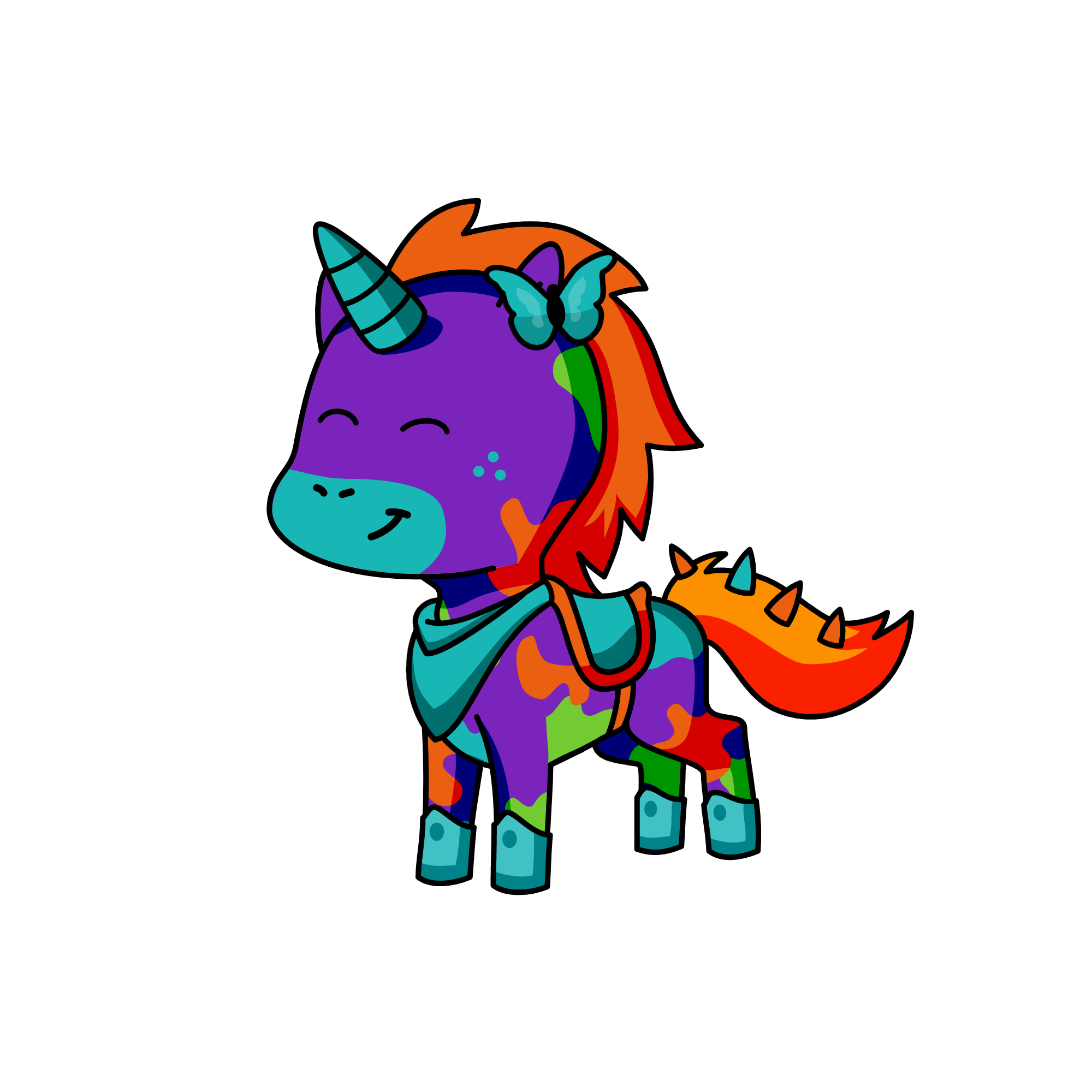 Cupcake, the unicorn