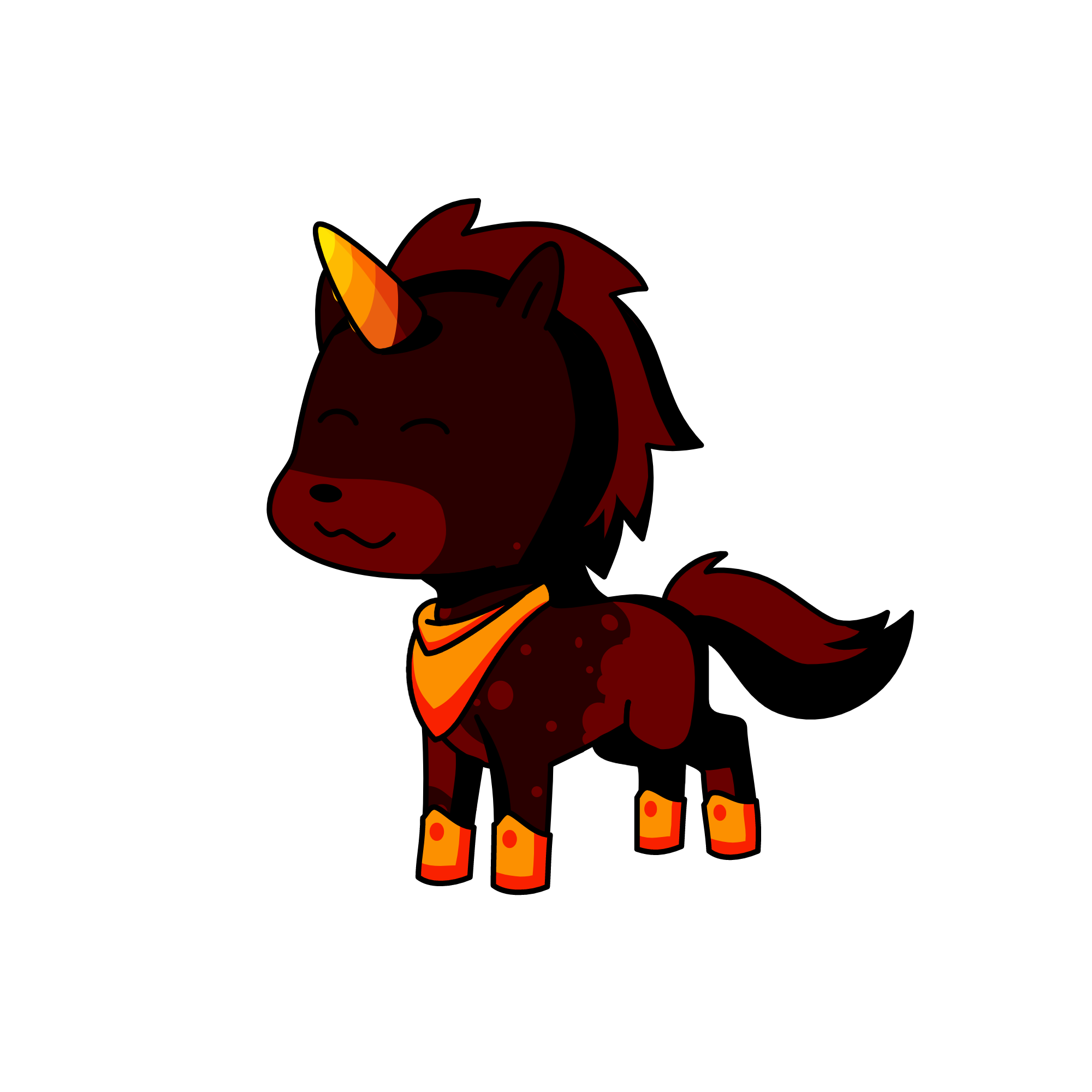 Gingersnap, the unicorn