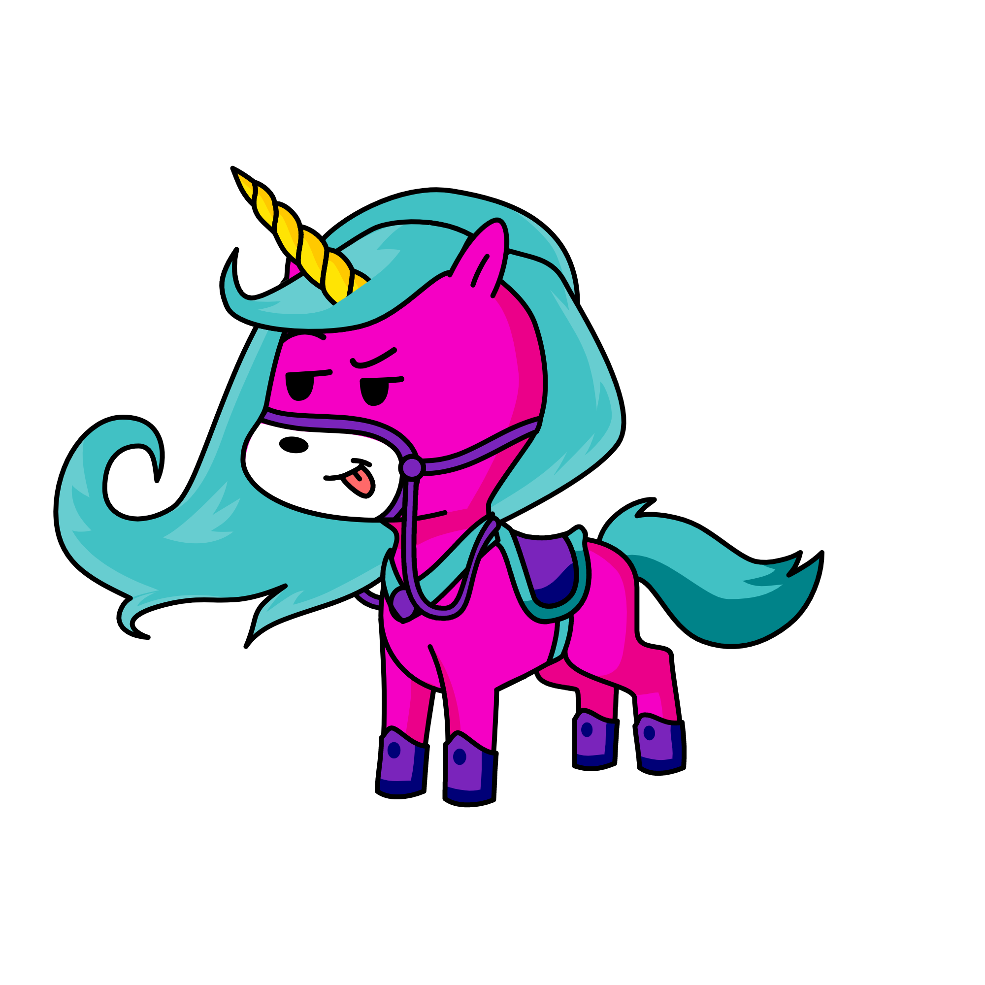 'I get everything I want and nobody can stand in my way', the unicorn