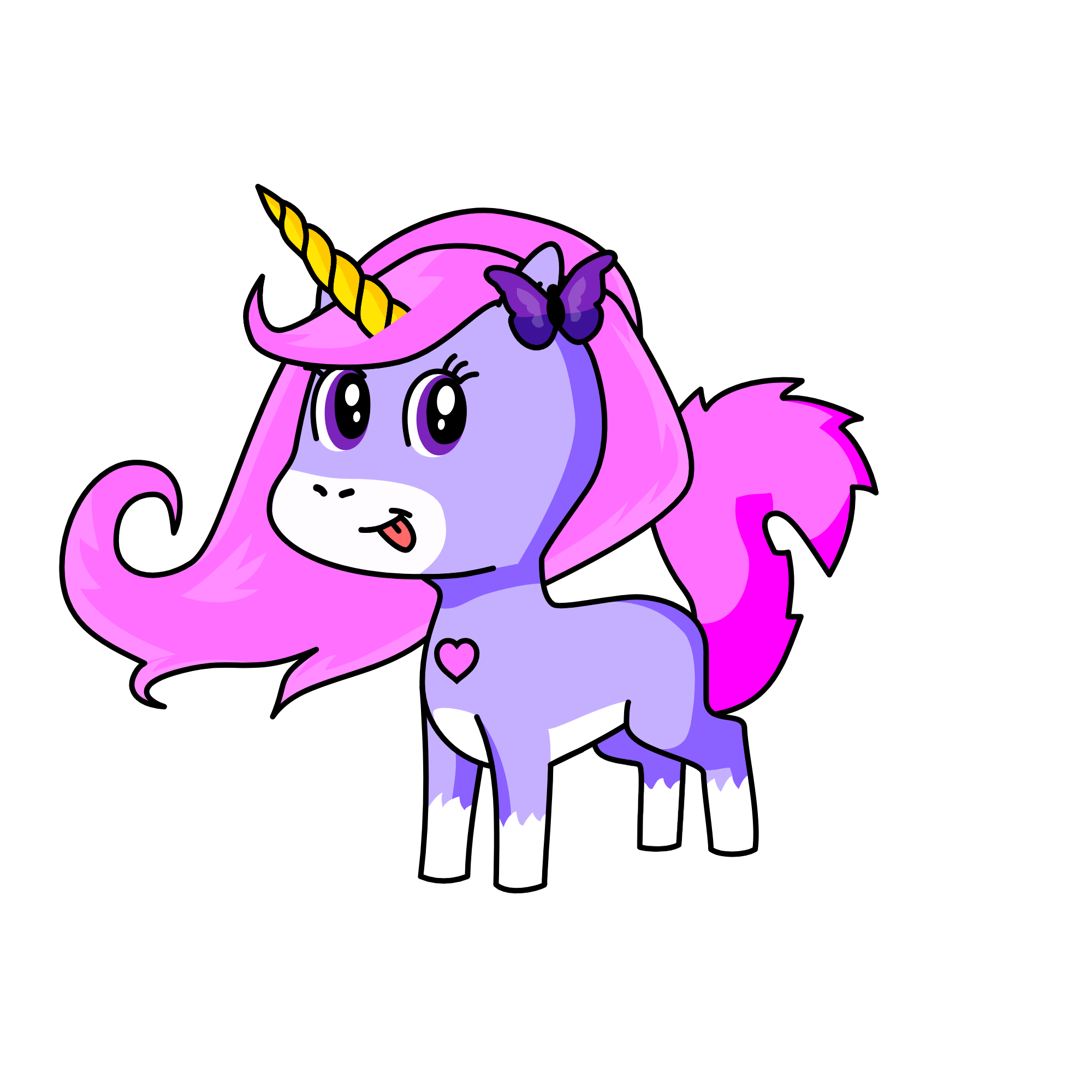 silly, the unicorn