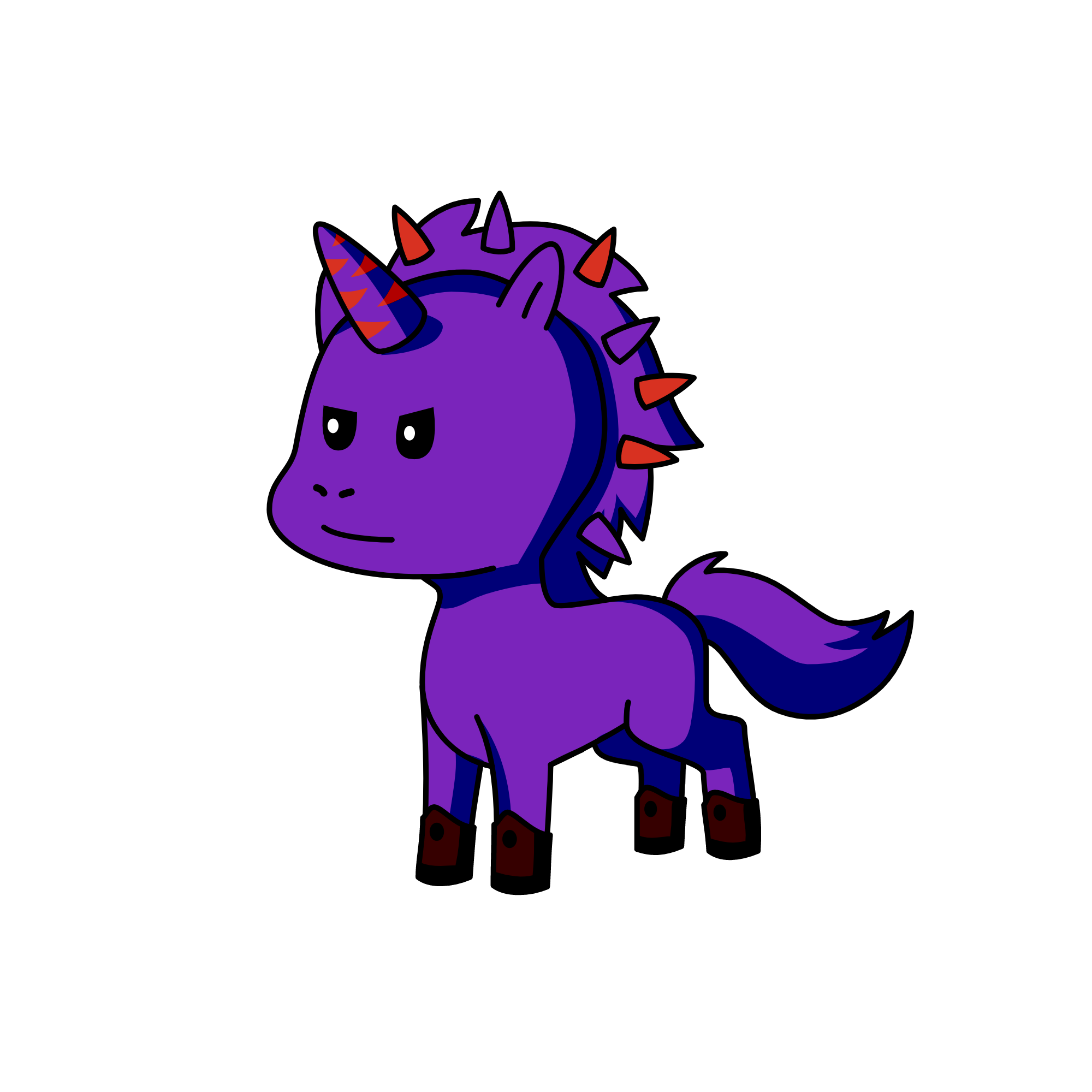 william (purple guy), the unicorn
