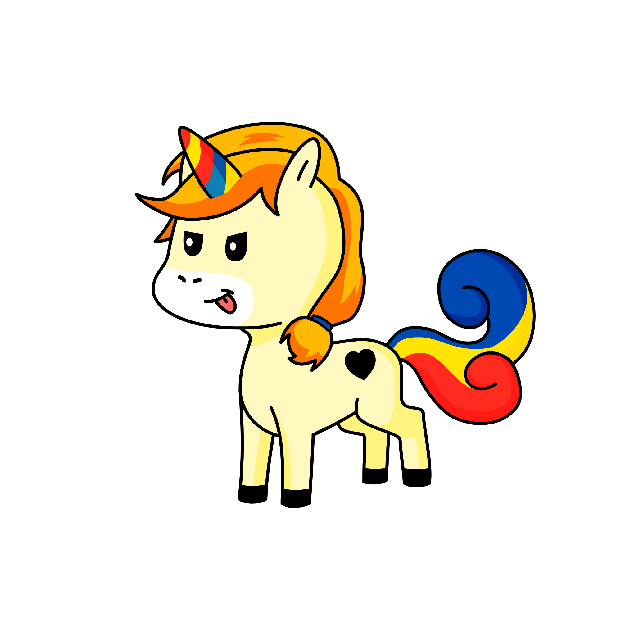 harley quinn, the unicorn