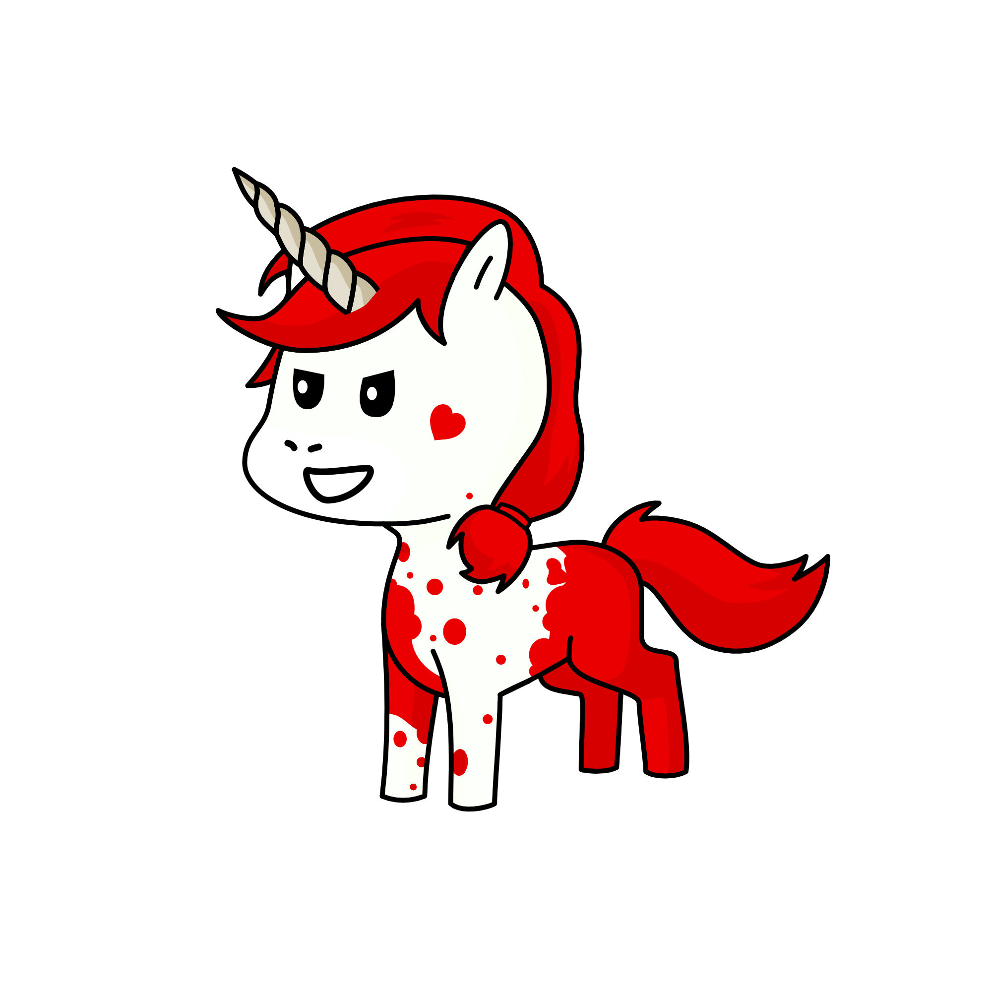 bloody, the unicorn