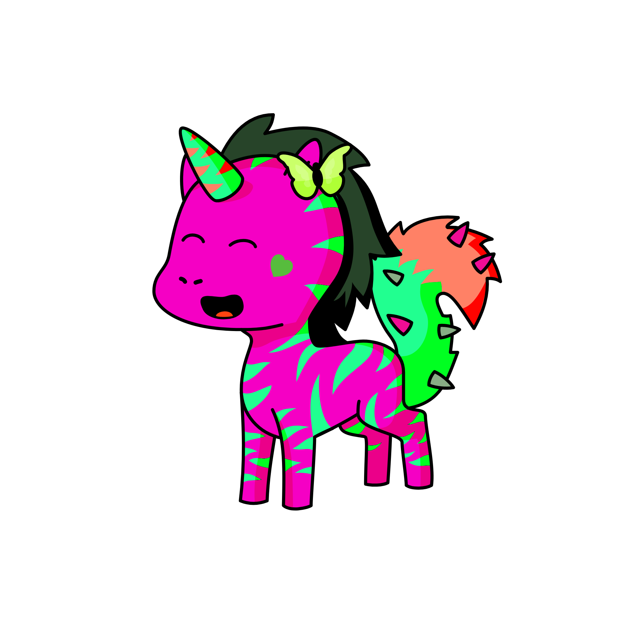 friendly unicorn, the unicorn
