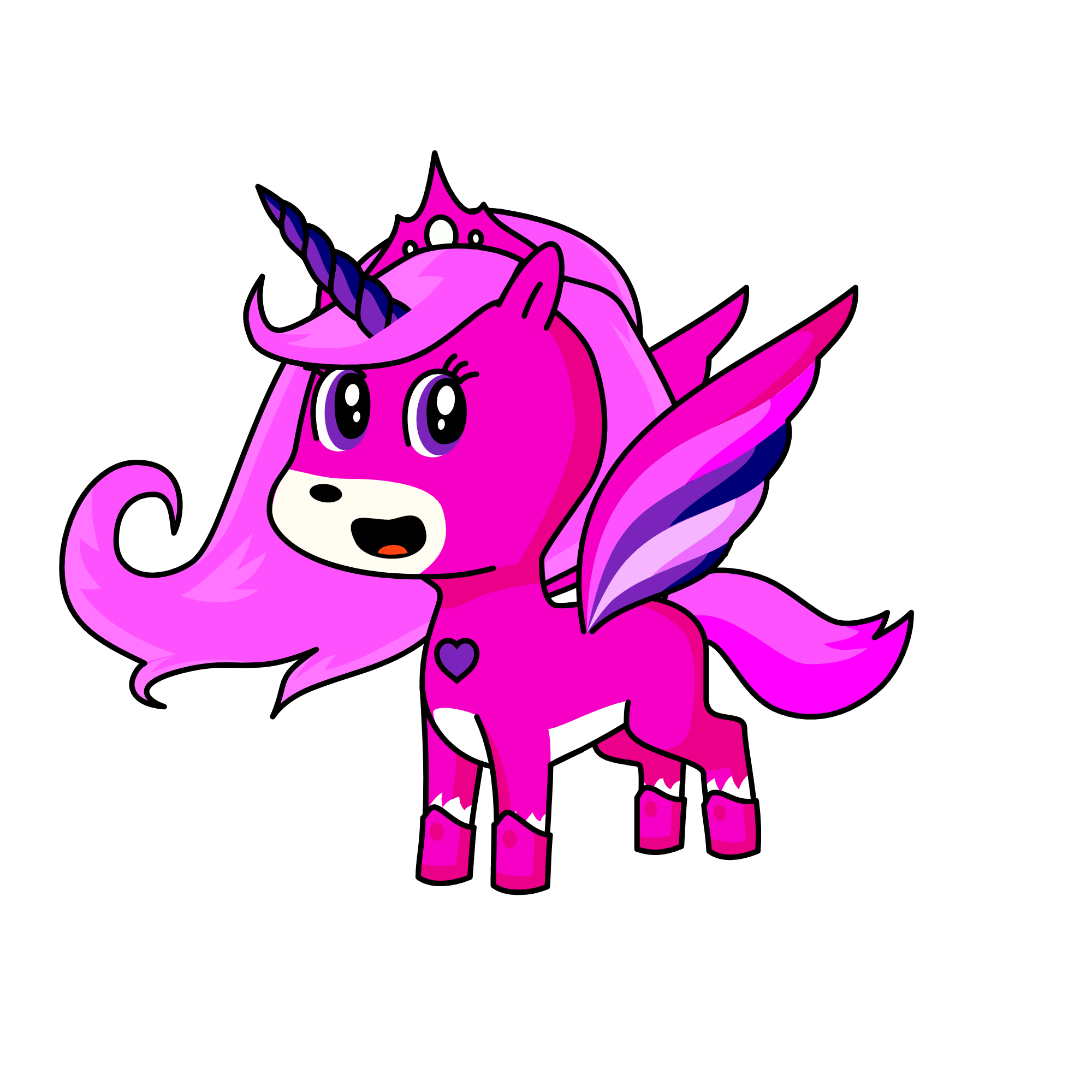 pinka, the unicorn