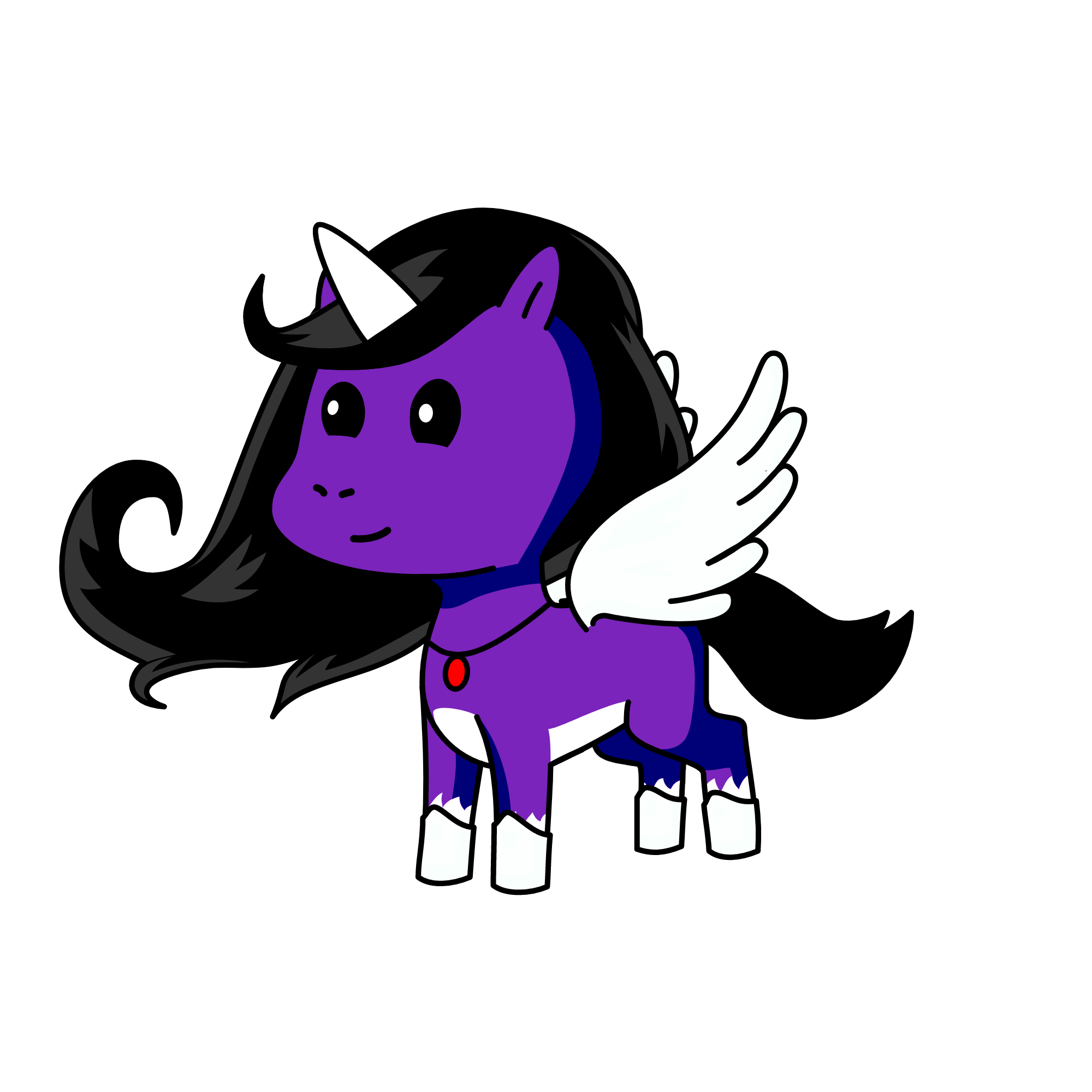 Raven, the unicorn