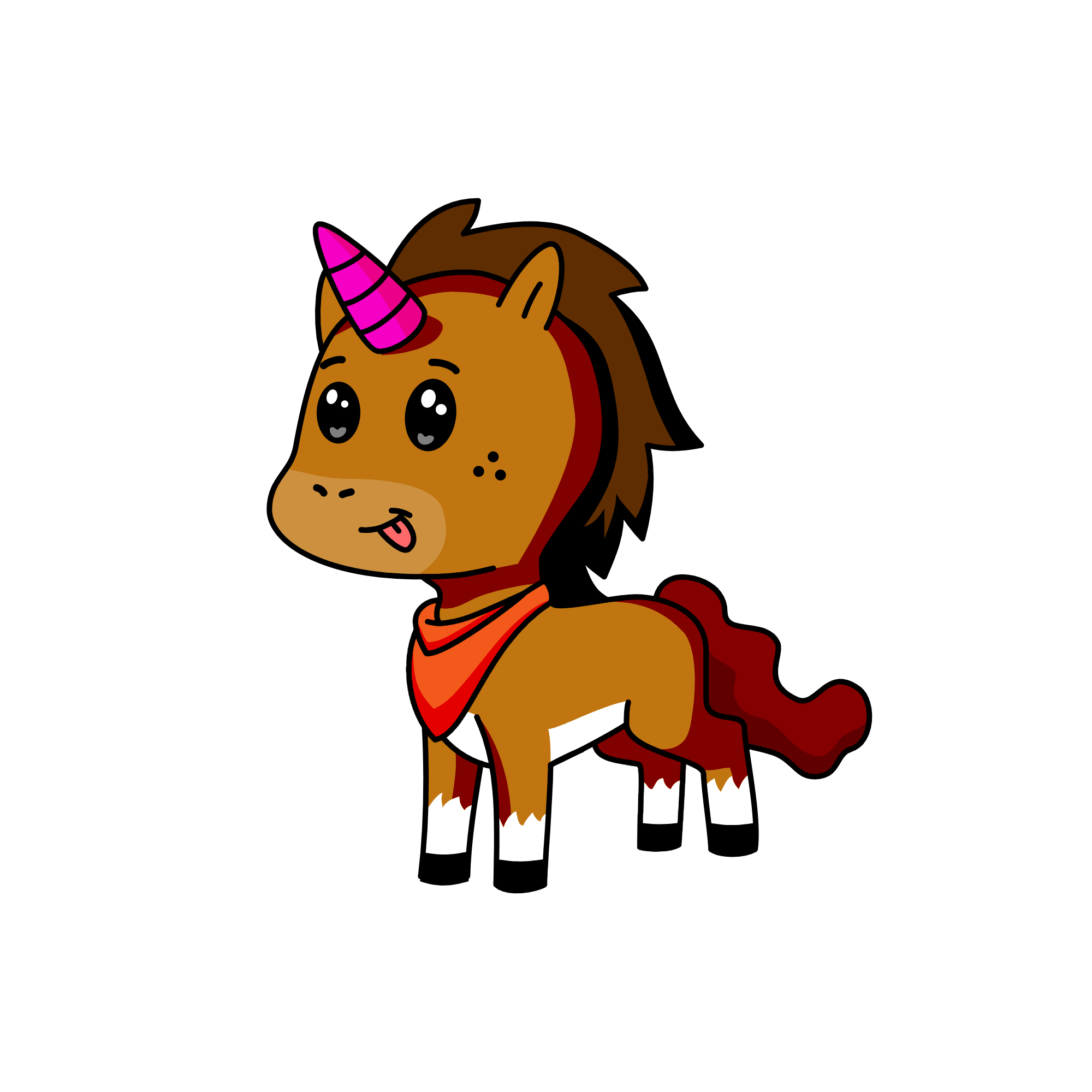 Svea, the unicorn