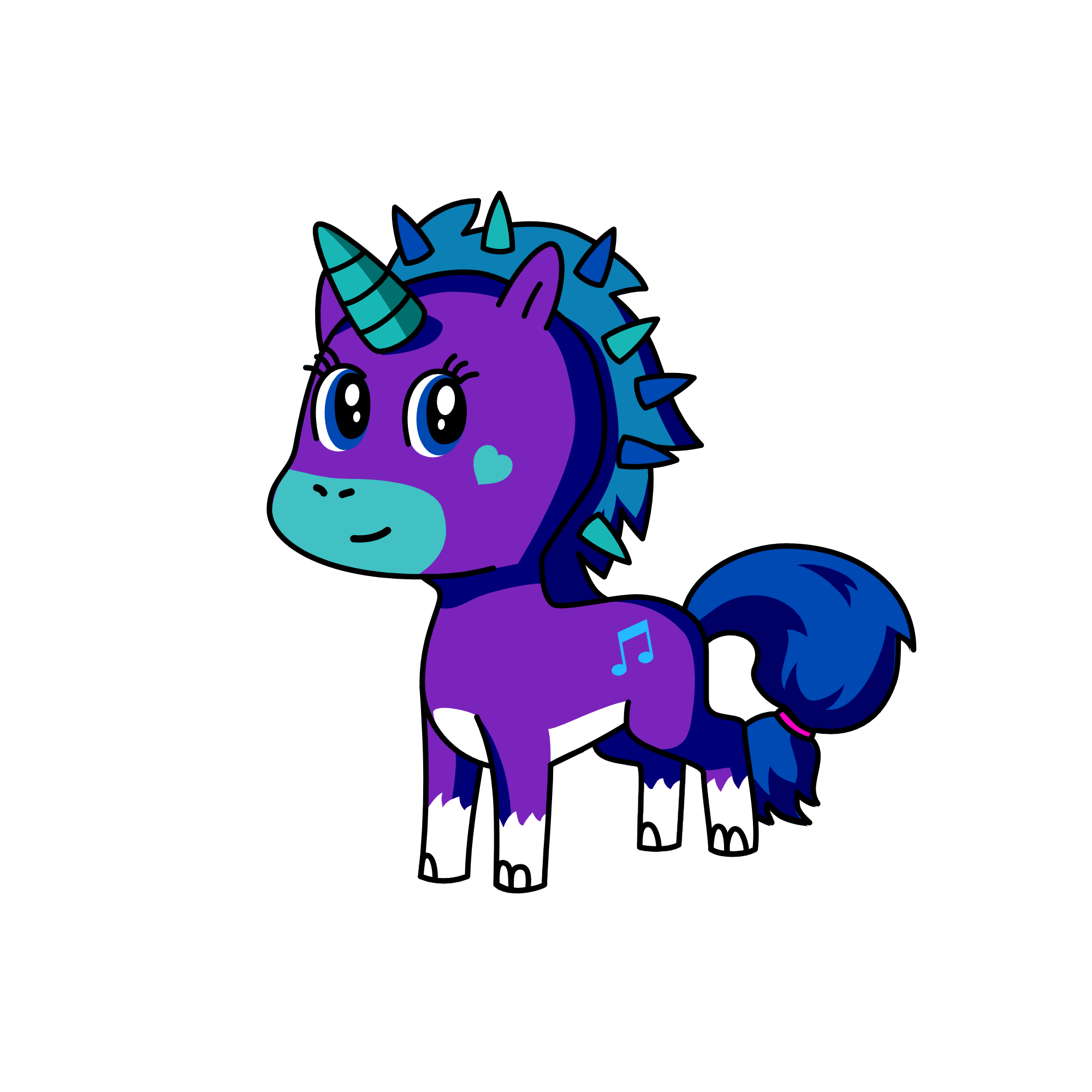 bluetiful, the unicorn