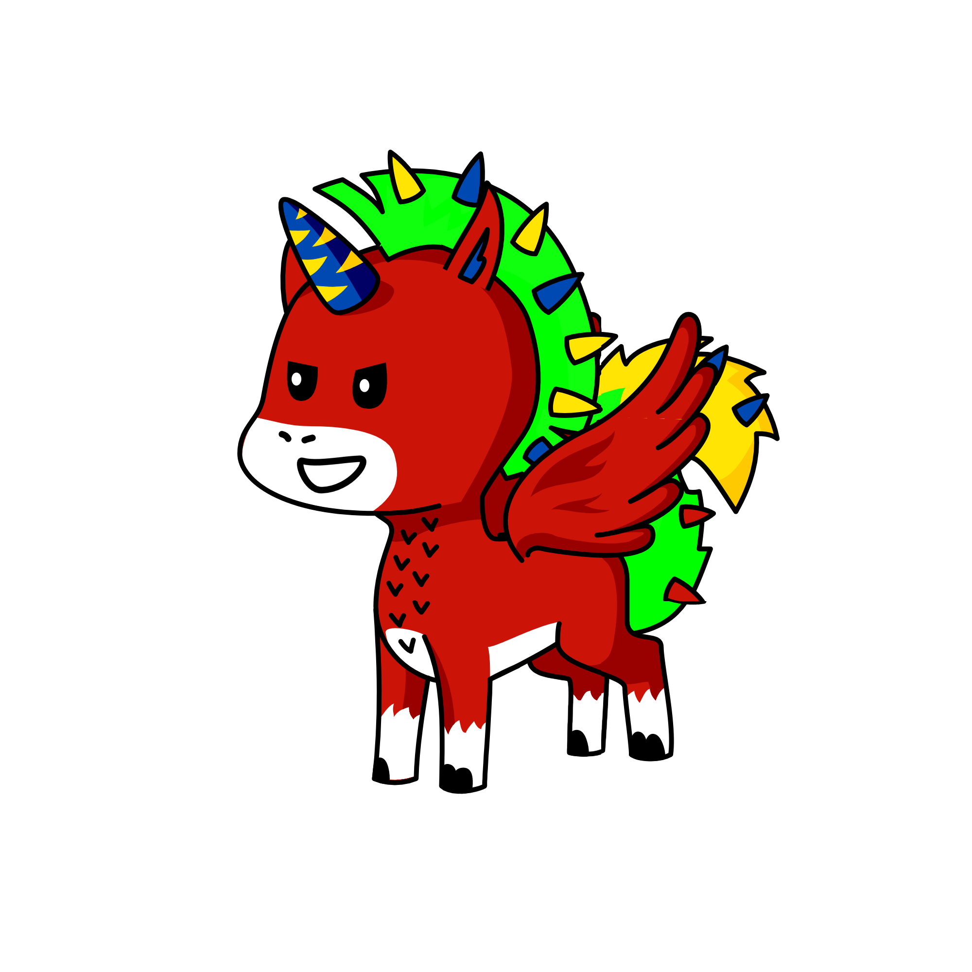 Dragon Poison, the unicorn