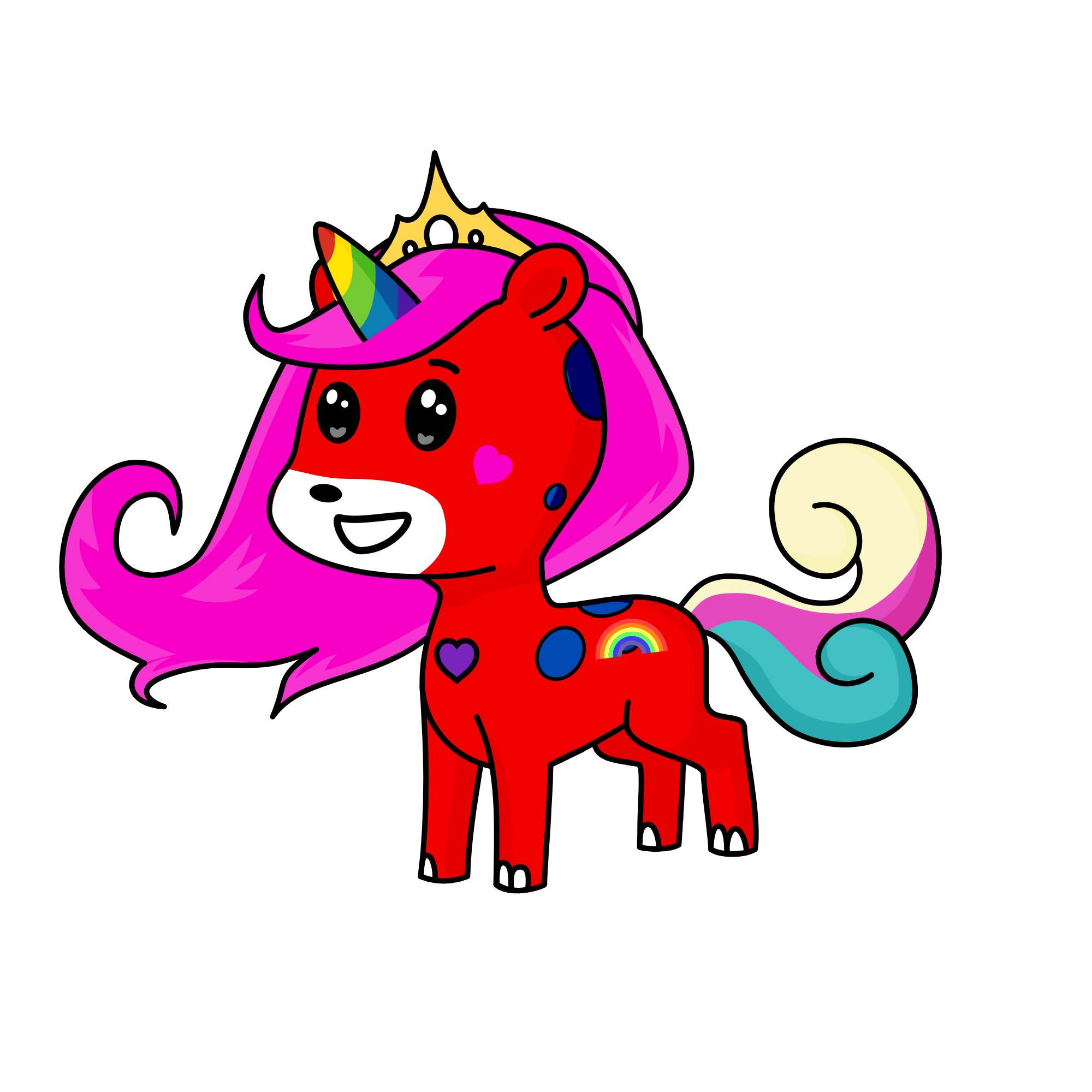 Rainbow🌈, the unicorn