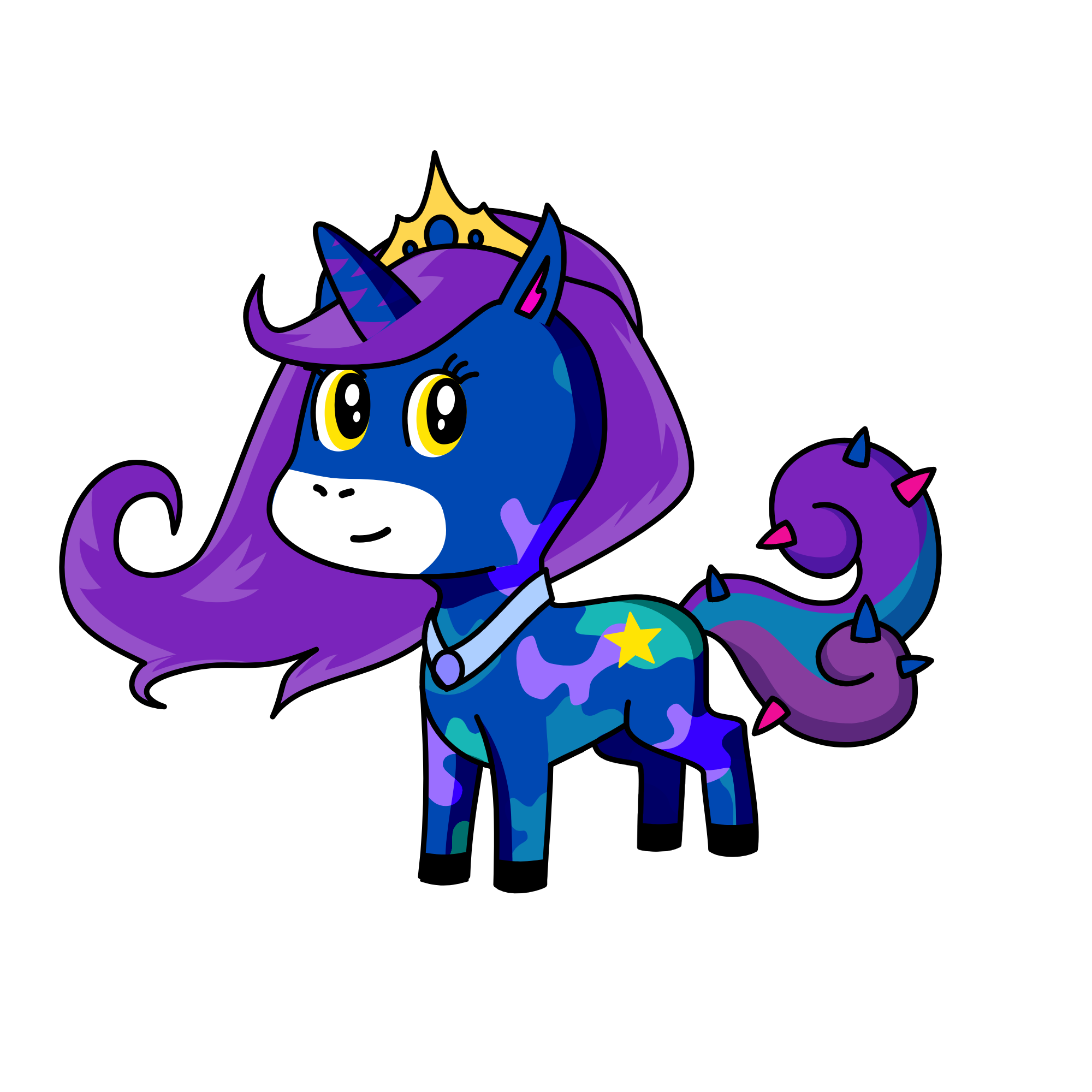 Night Moon, the unicorn