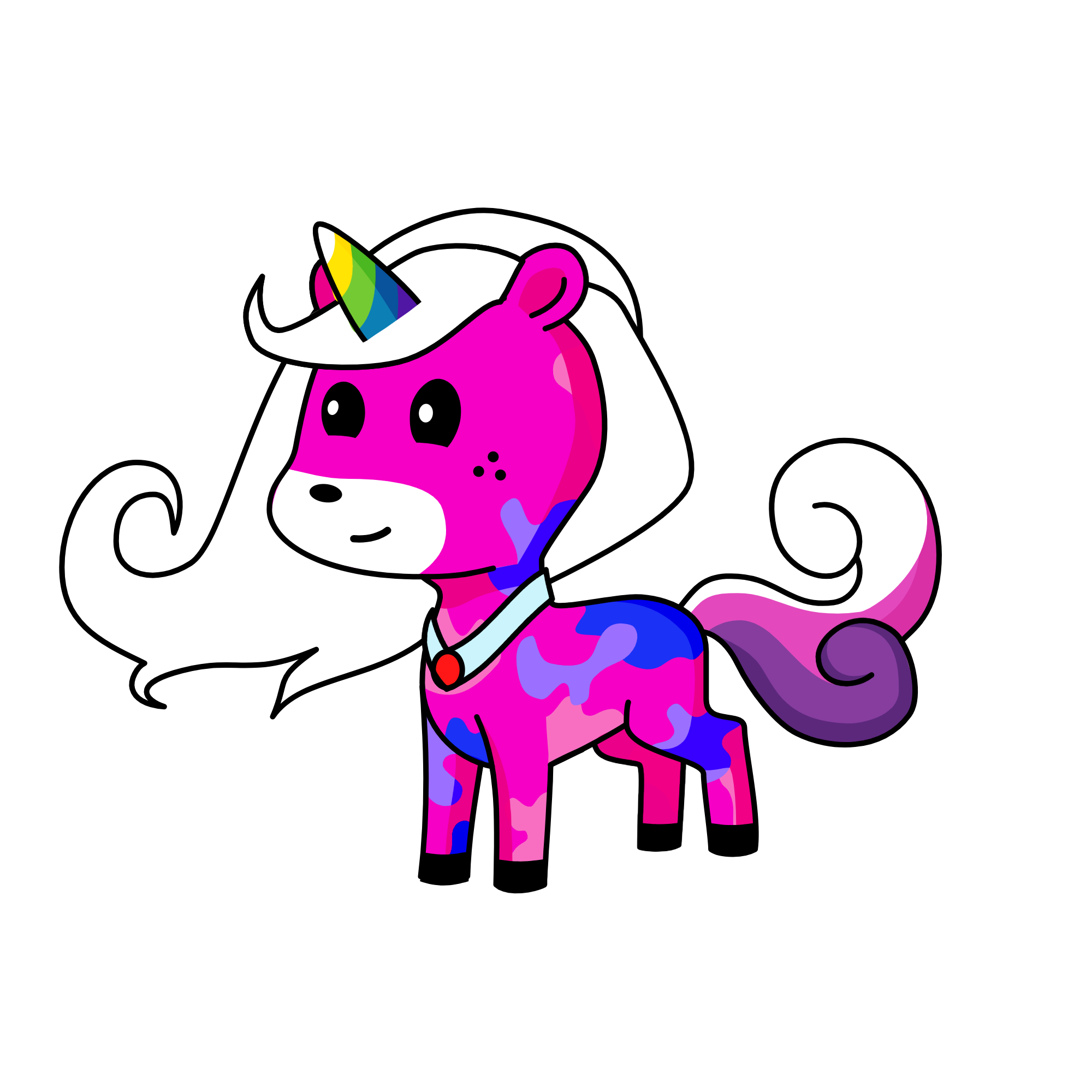 радуга дуга, the unicorn
