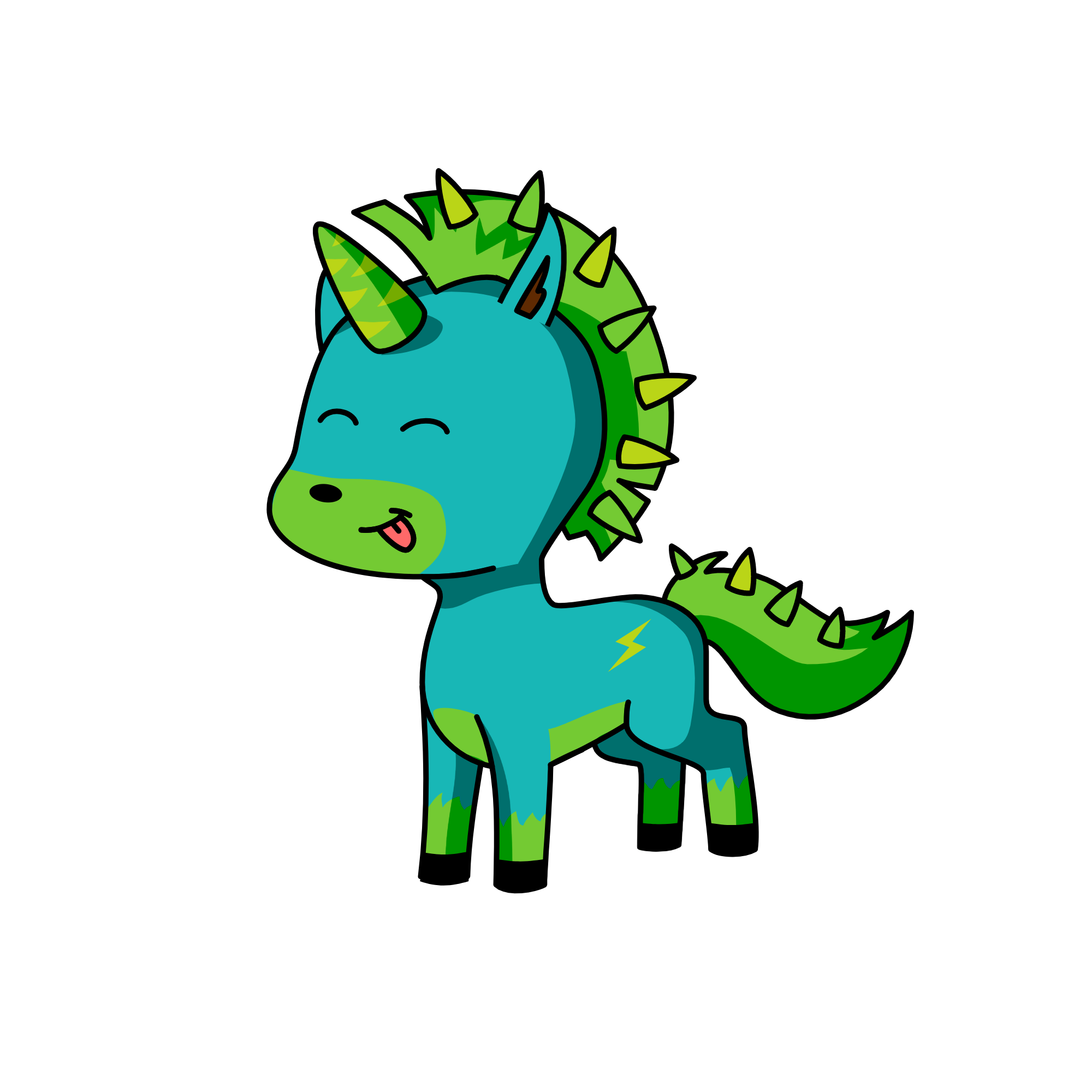 spike, the unicorn