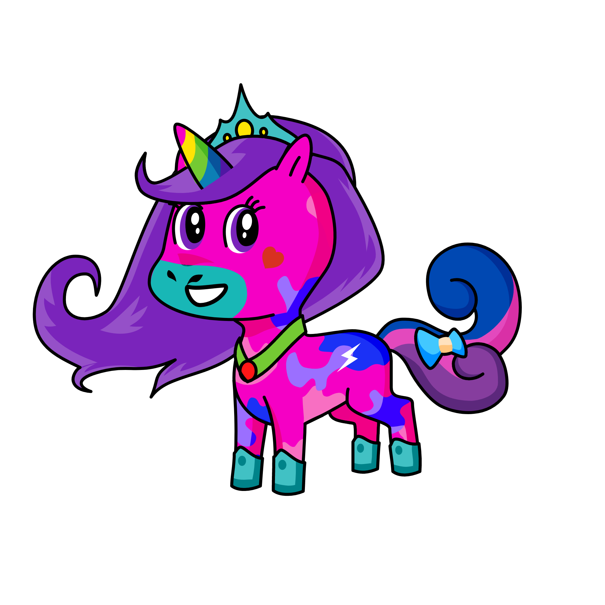 Queen, the unicorn