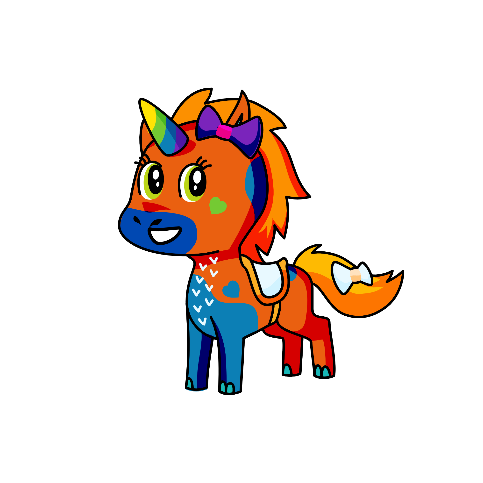 random, the unicorn