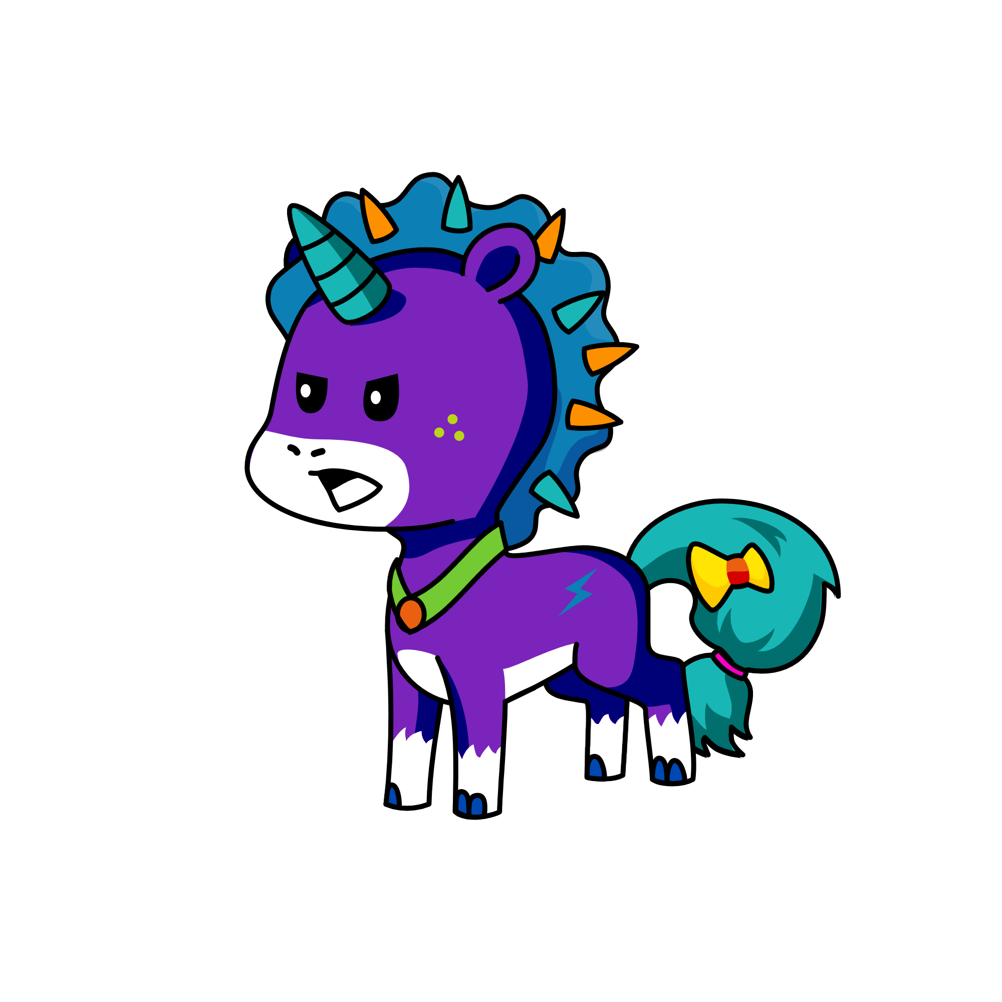 Grumpy pants, the unicorn