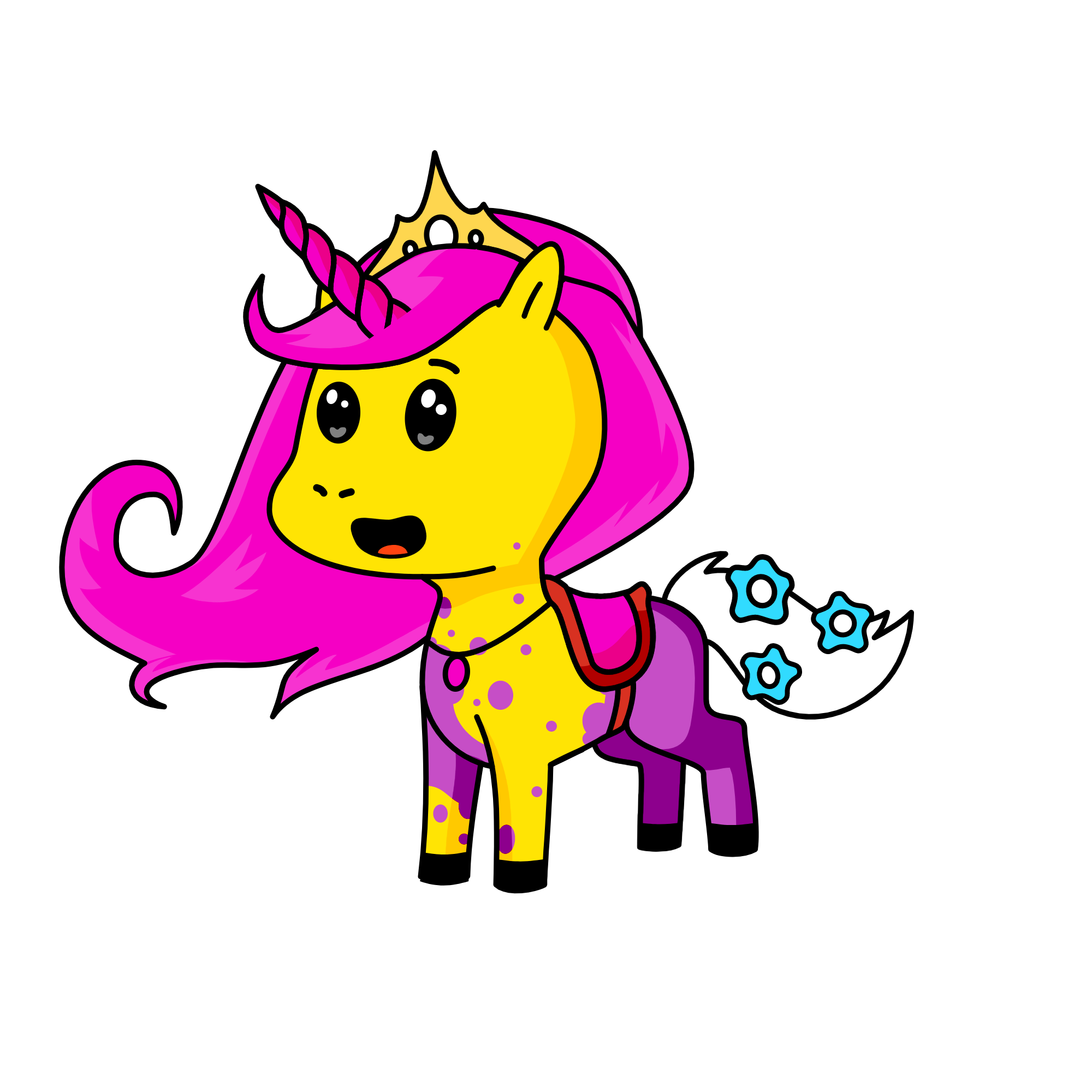 princess tiara, the unicorn