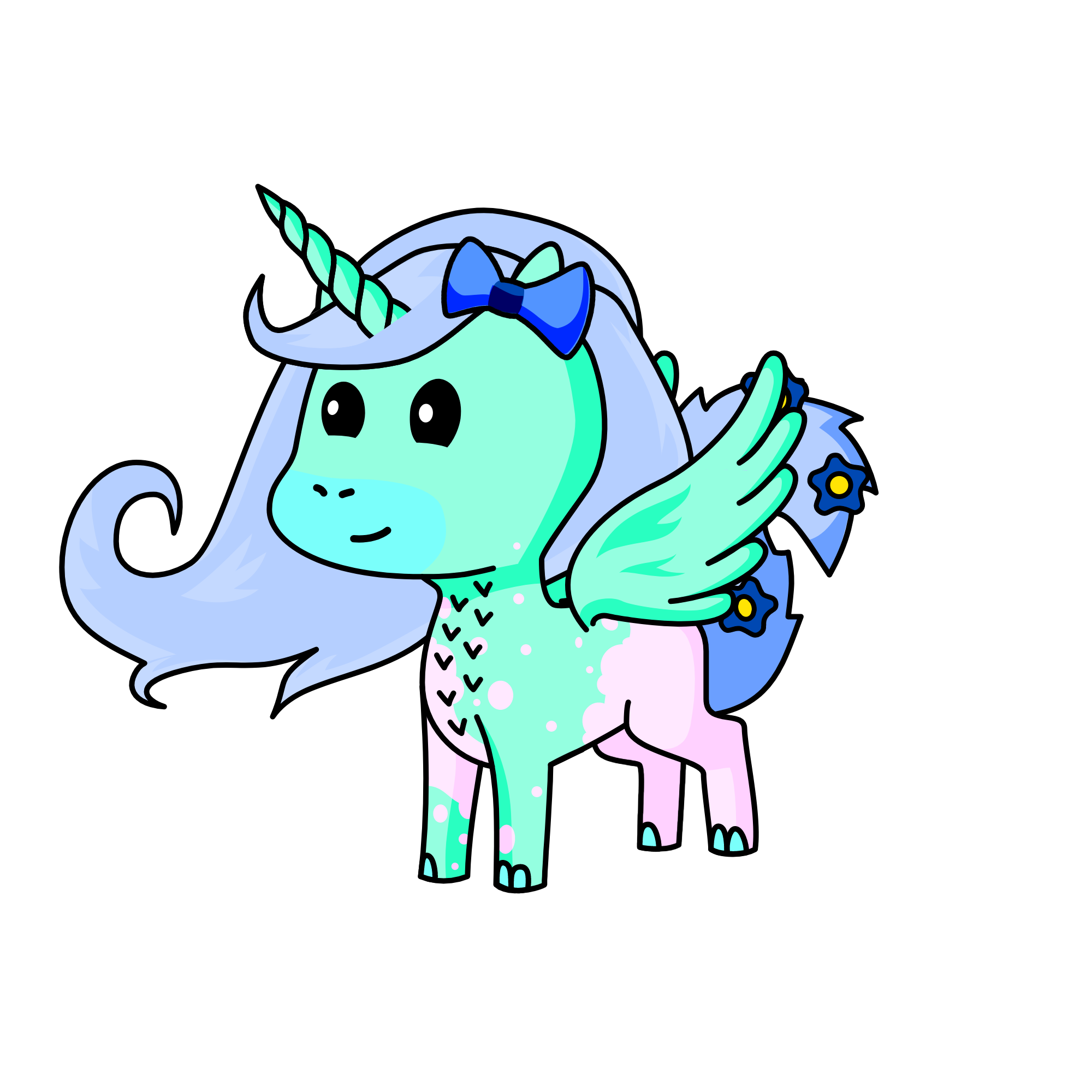Fuffy, the unicorn