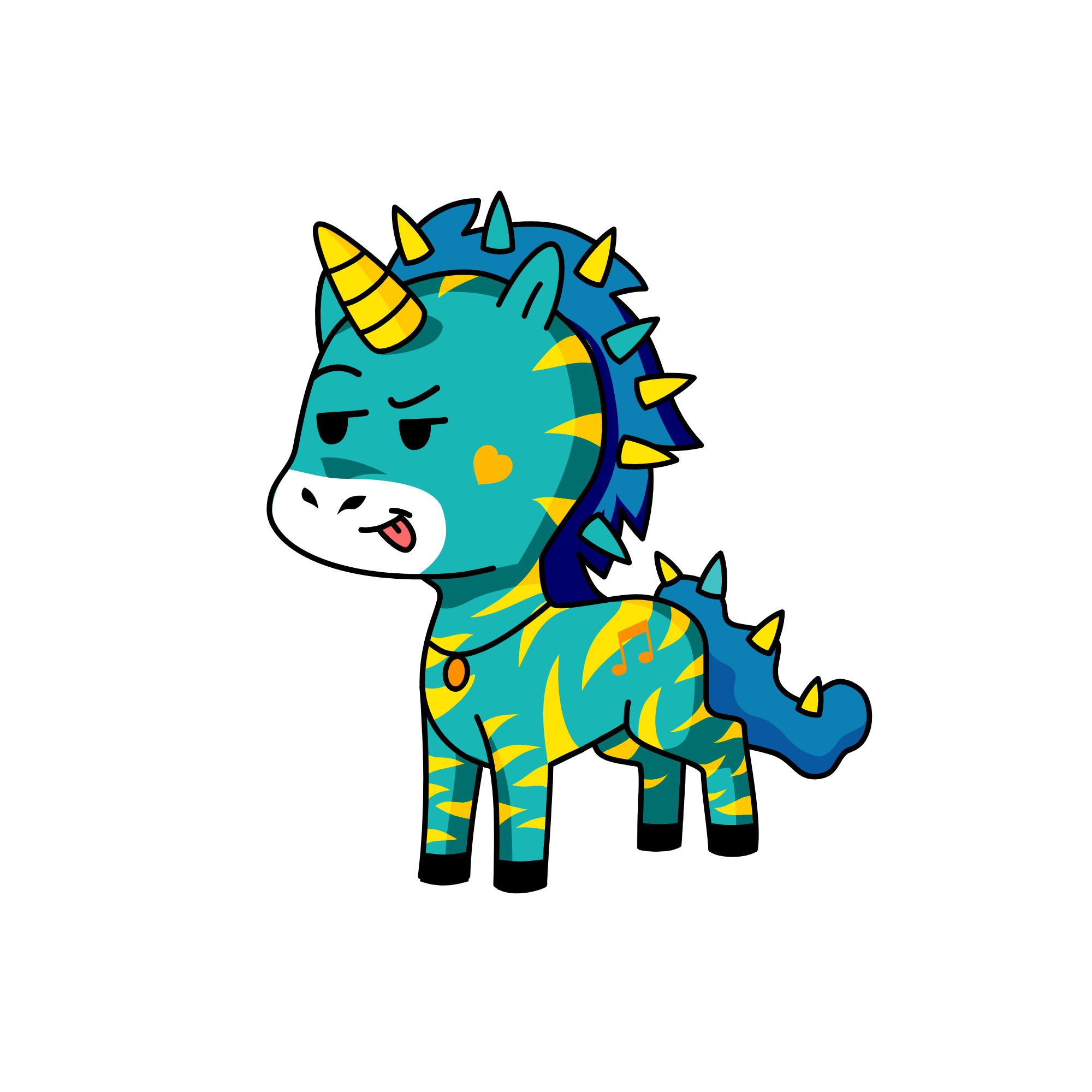 Lightning, the unicorn