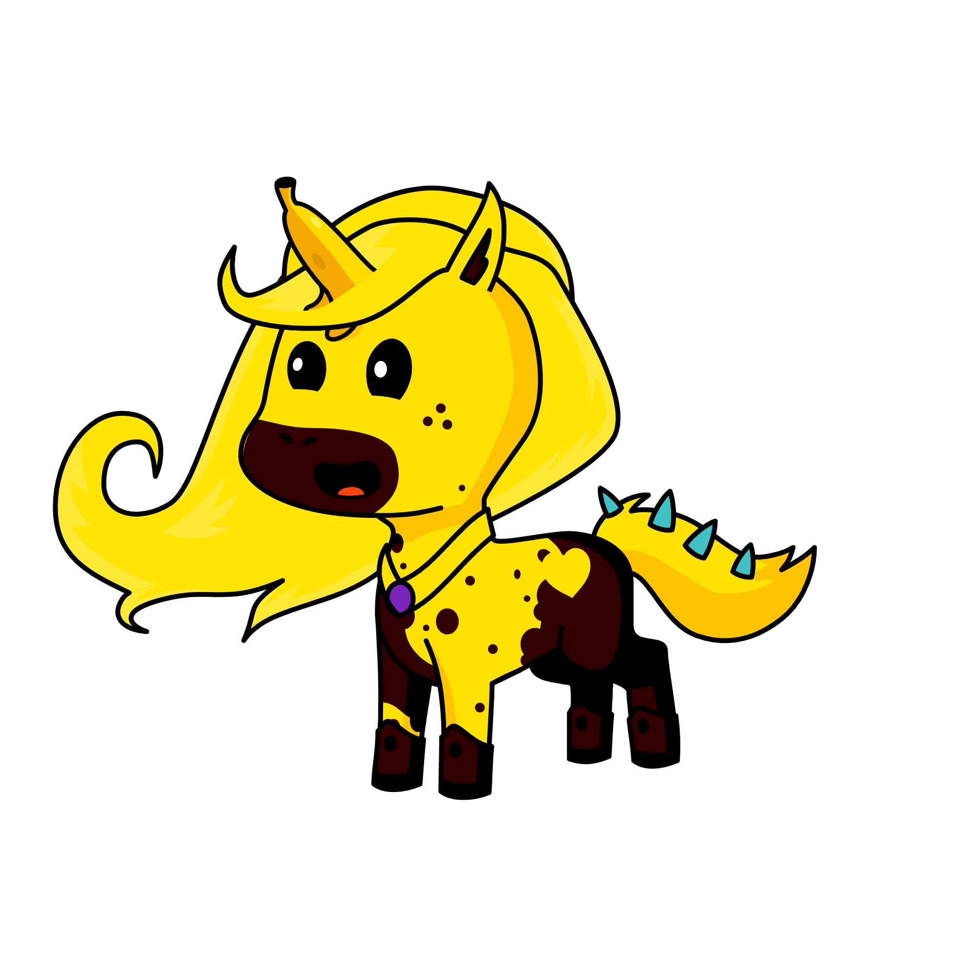banana, the unicorn