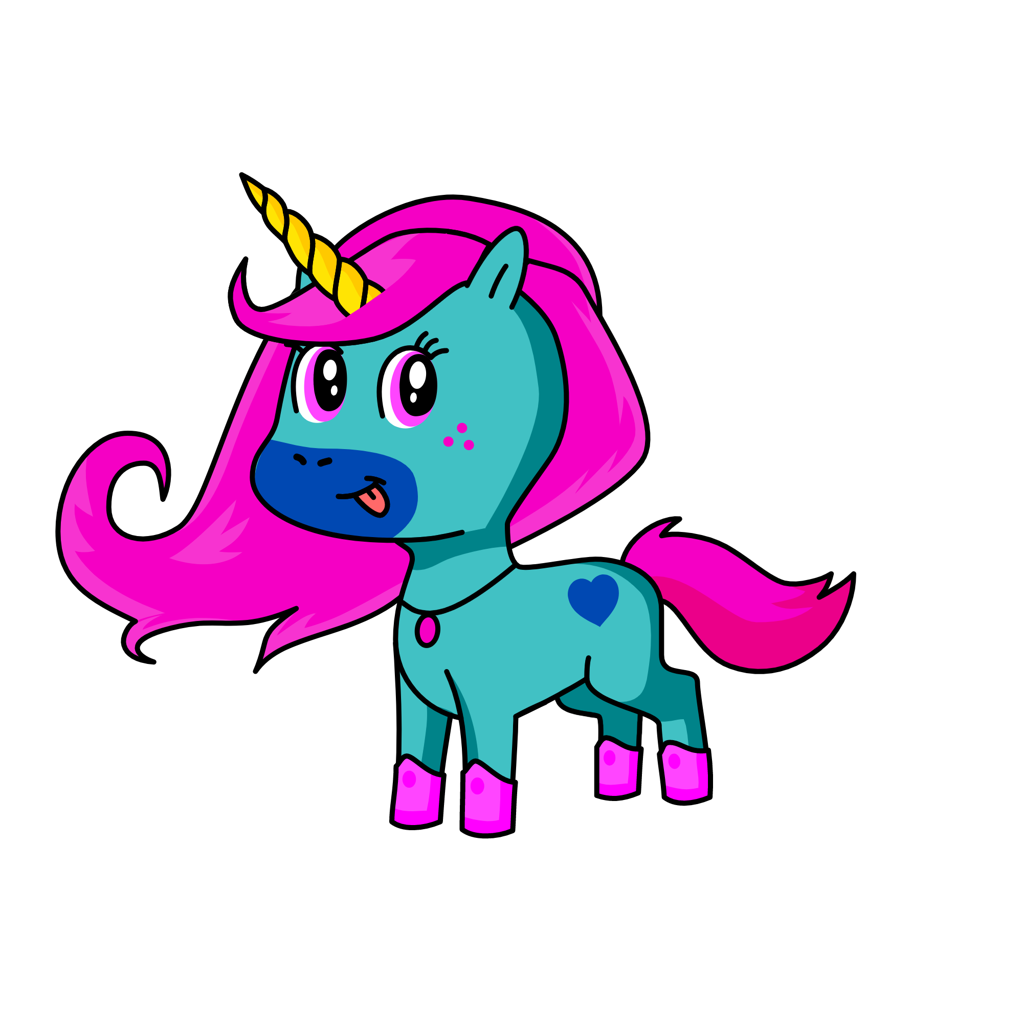 Stella, the unicorn