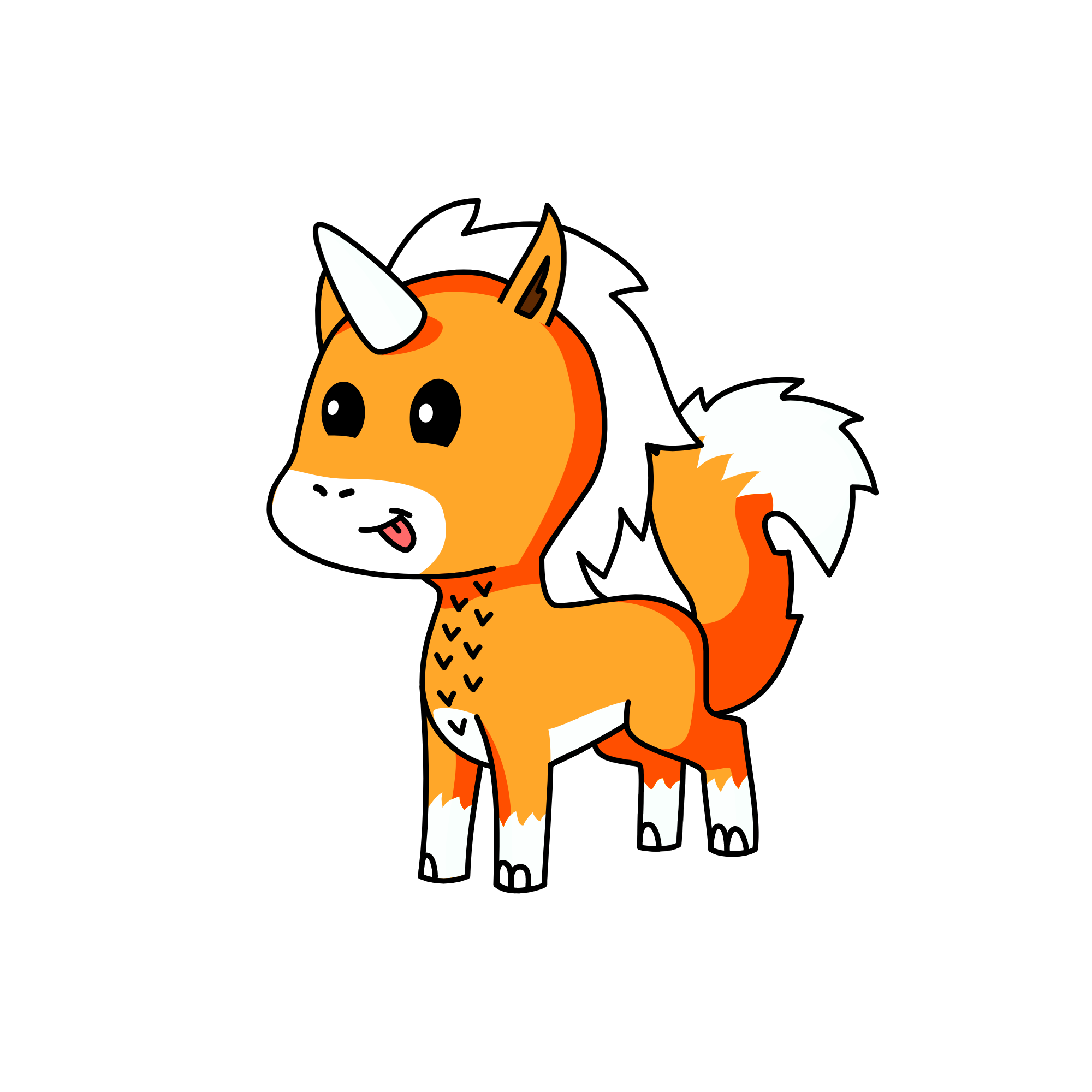 fox, the unicorn