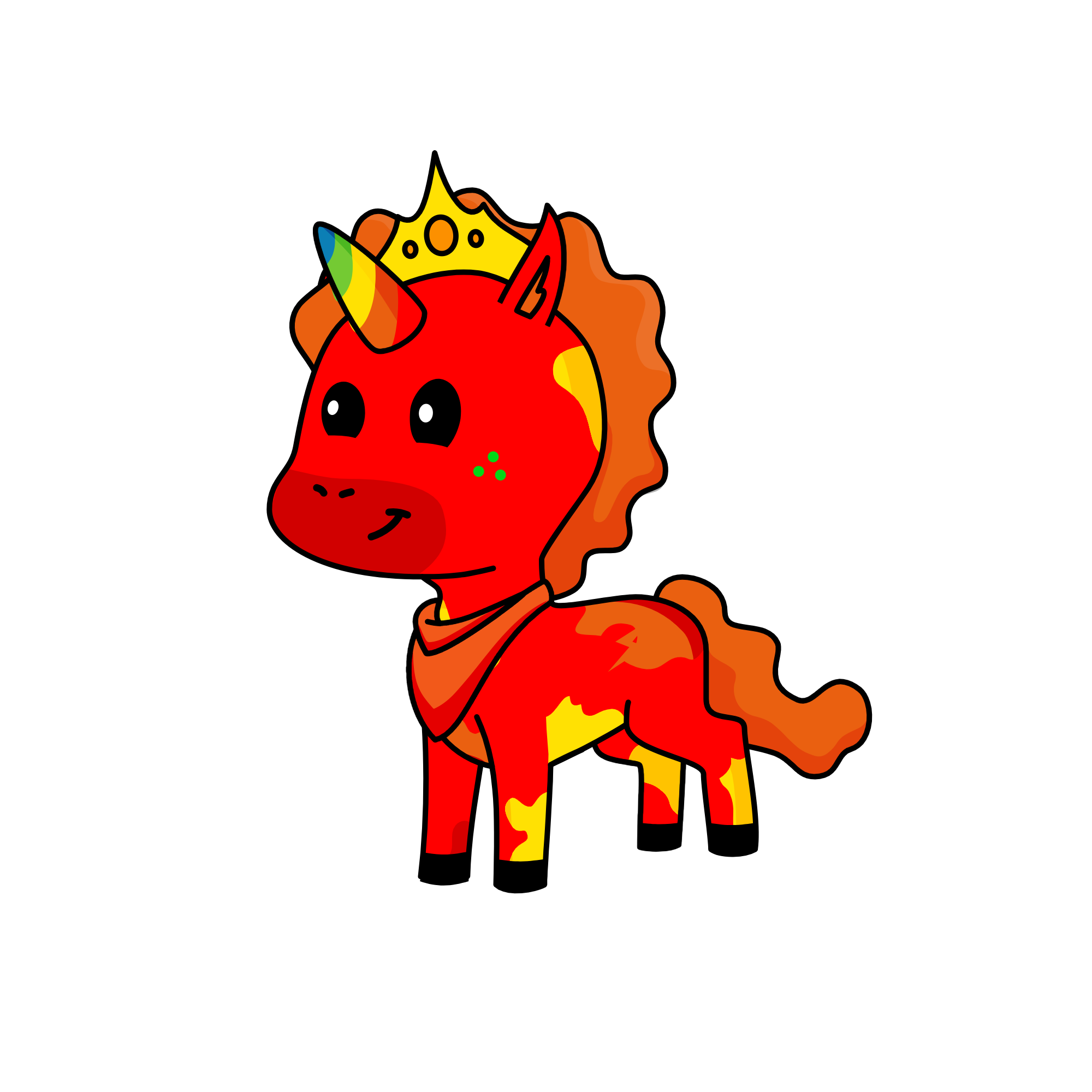 redhead, the unicorn