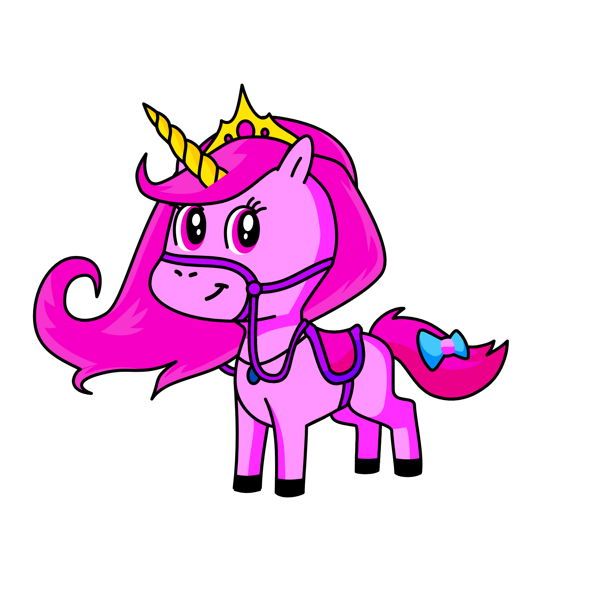 Pinkey, the unicorn