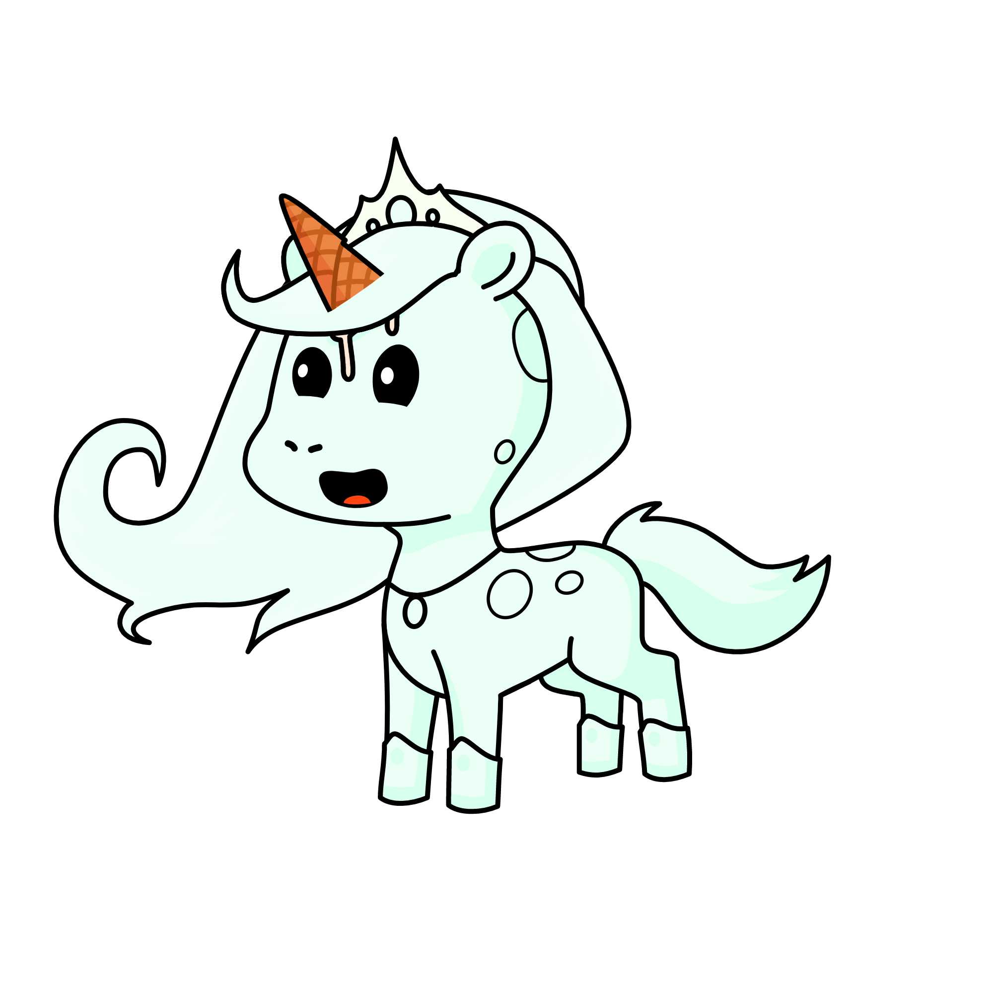 snowwite, the unicorn