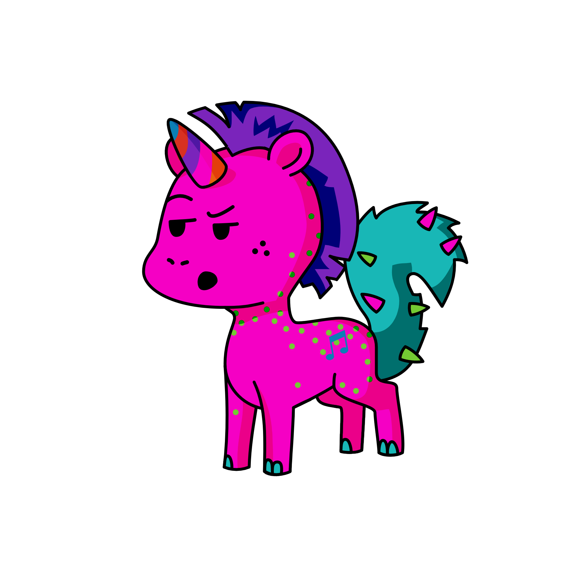 into, the unicorn