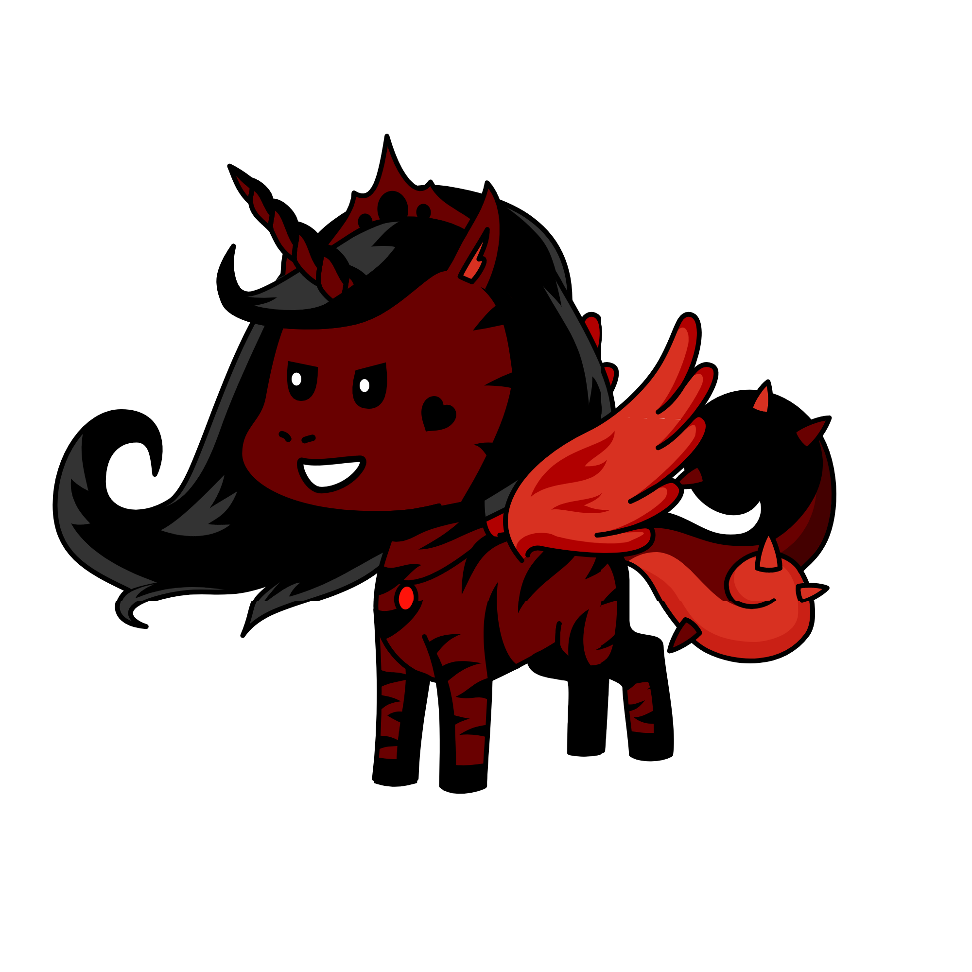 Dark Angel, the unicorn
